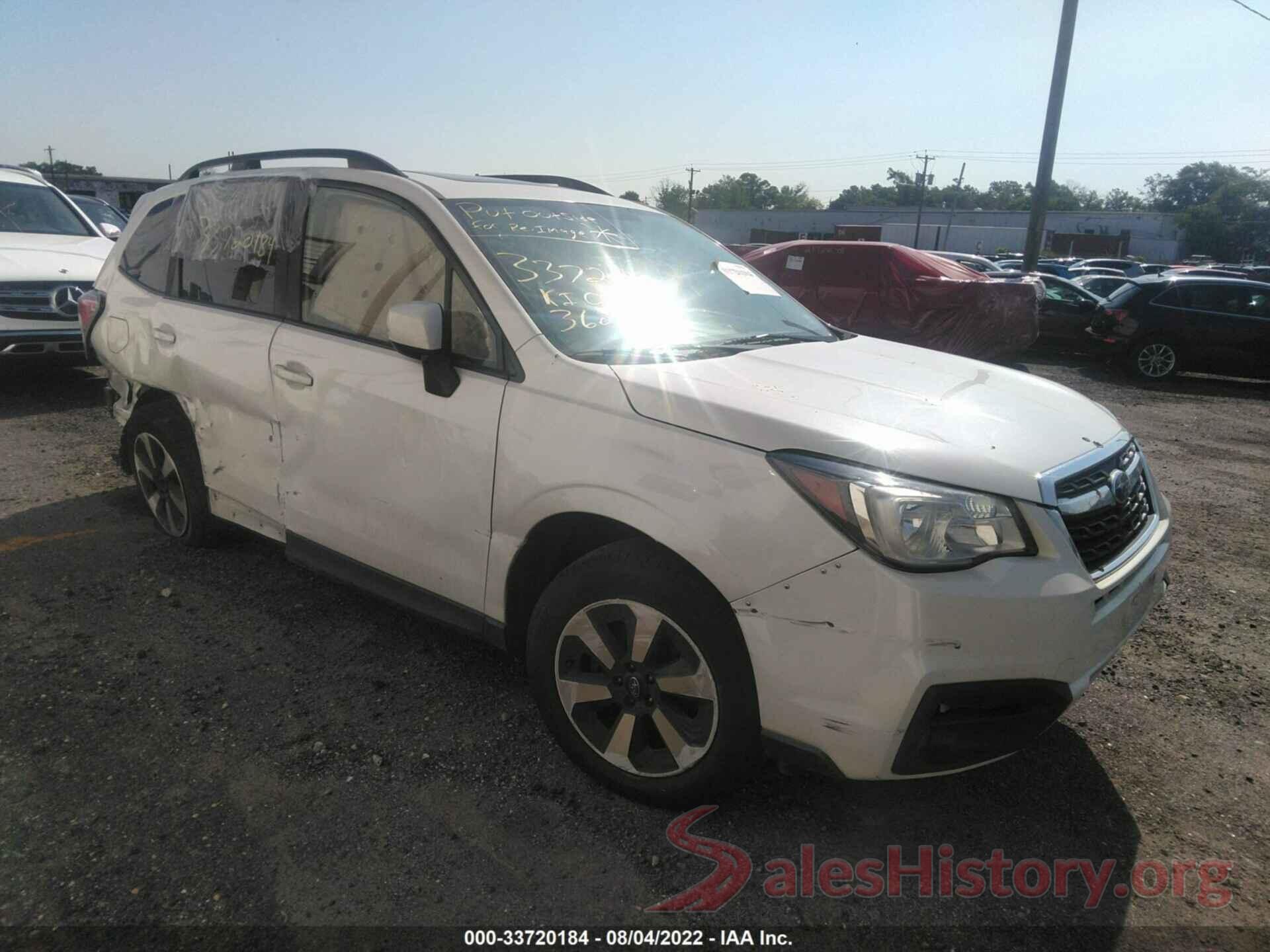 JF2SJAGCXJH542657 2018 SUBARU FORESTER