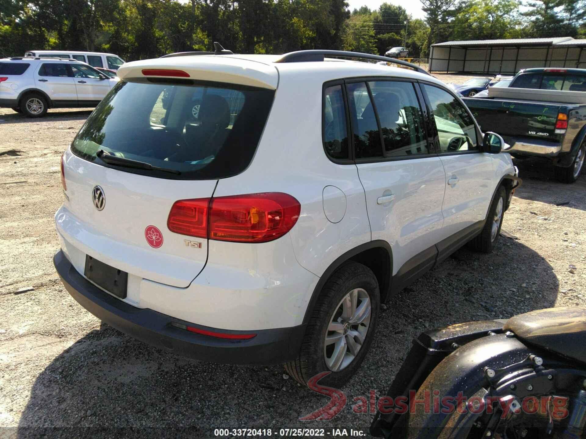 WVGAV7AX3HK003108 2017 VOLKSWAGEN TIGUAN