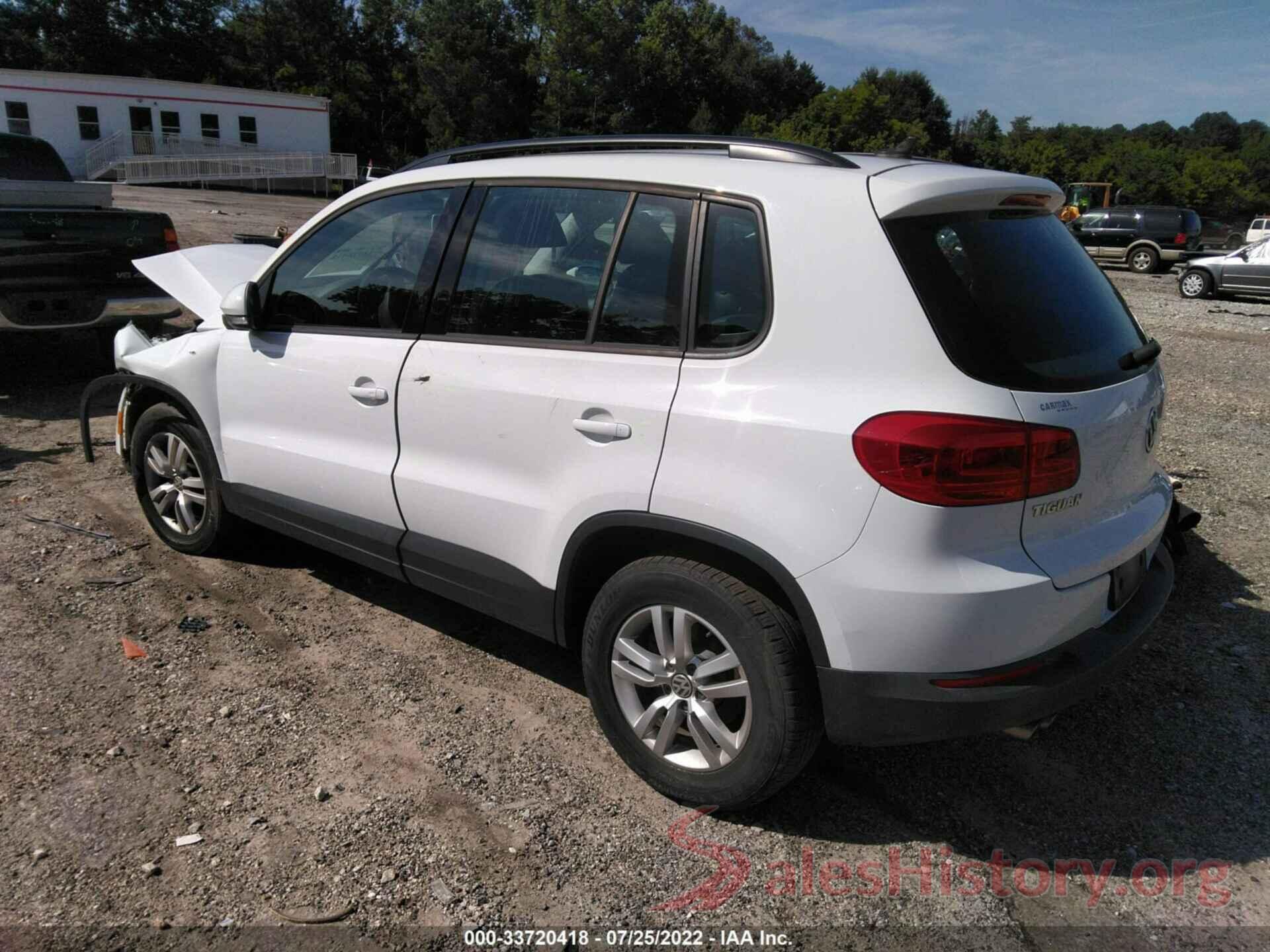 WVGAV7AX3HK003108 2017 VOLKSWAGEN TIGUAN