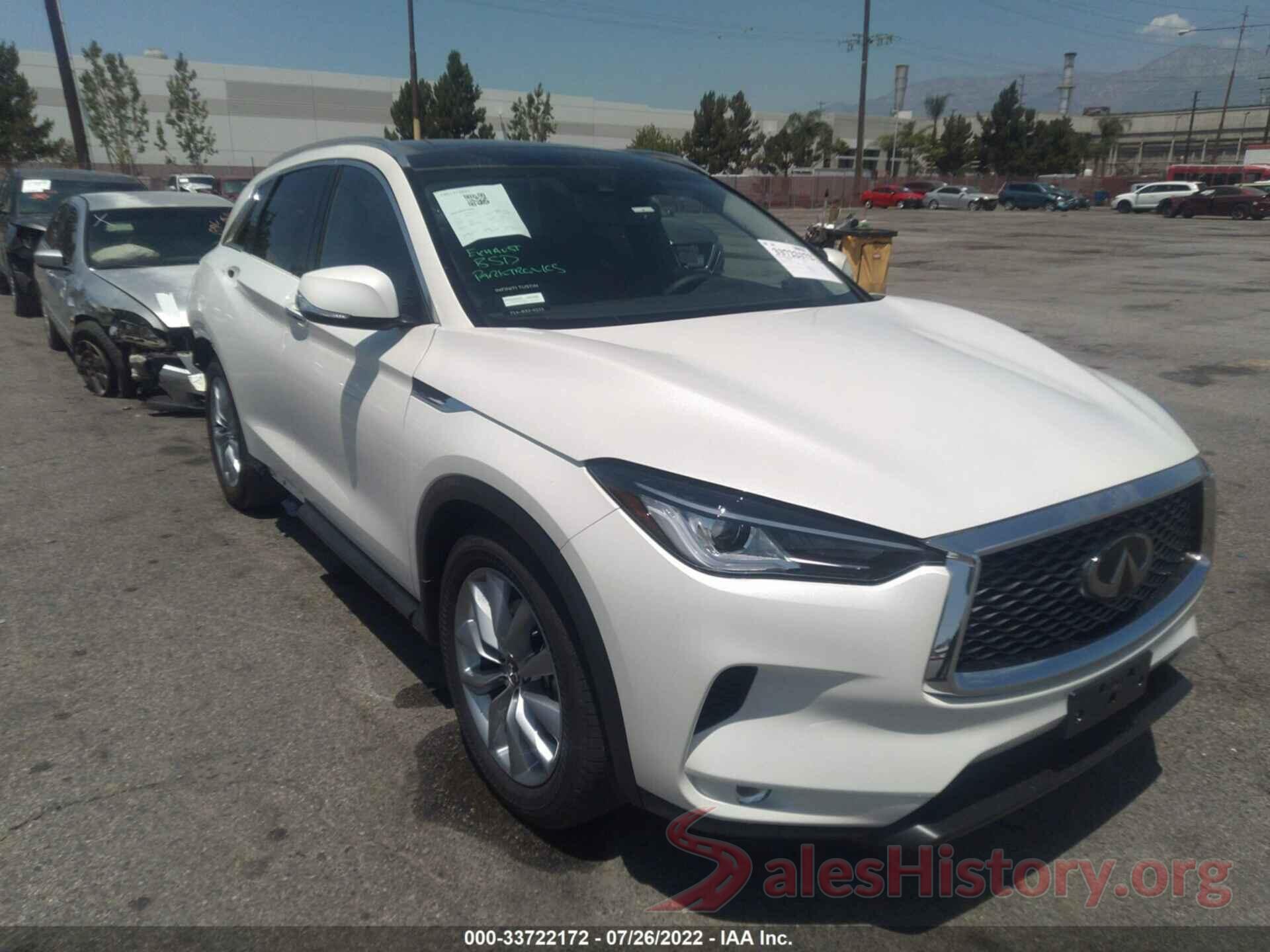 3PCAJ5BB1NF115518 2022 INFINITI QX50