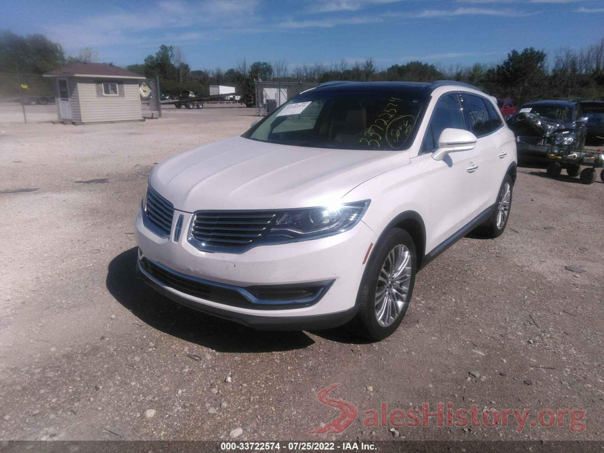 2LMPJ8LR9JBL48819 2018 LINCOLN MKX