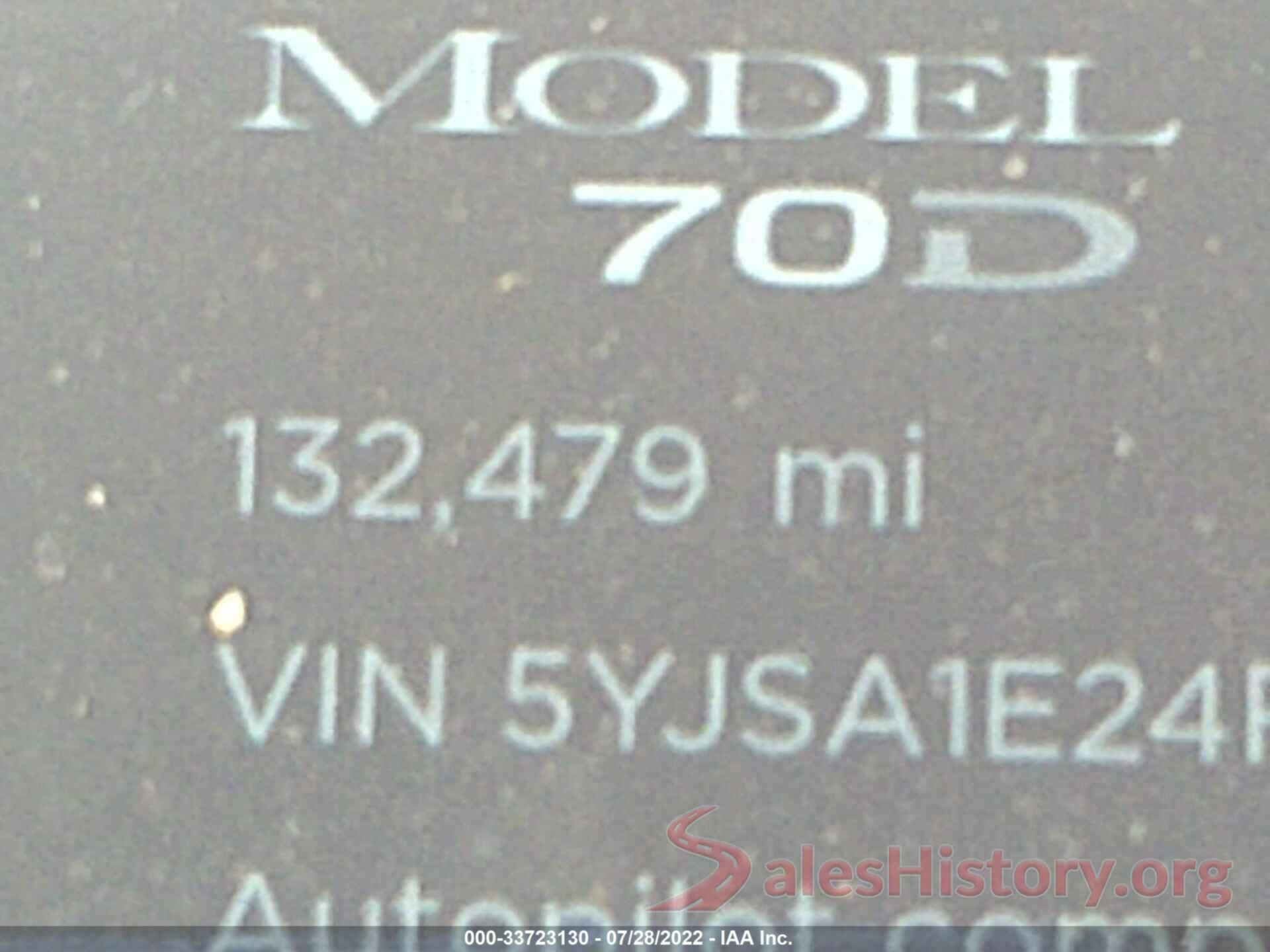 5YJSA1E24FF115233 2015 TESLA MODEL S