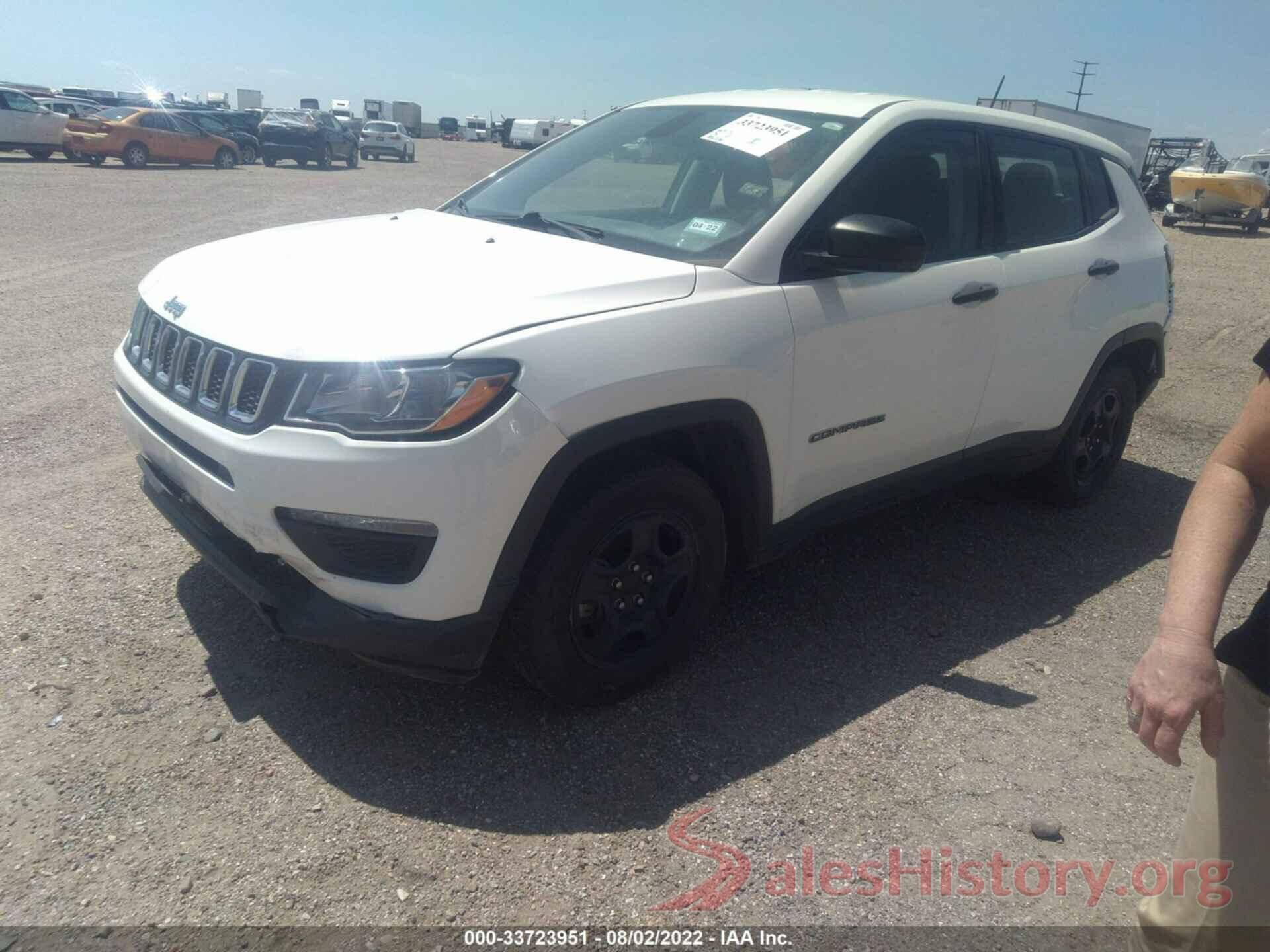 3C4NJCAB0HT661014 2017 JEEP COMPASS