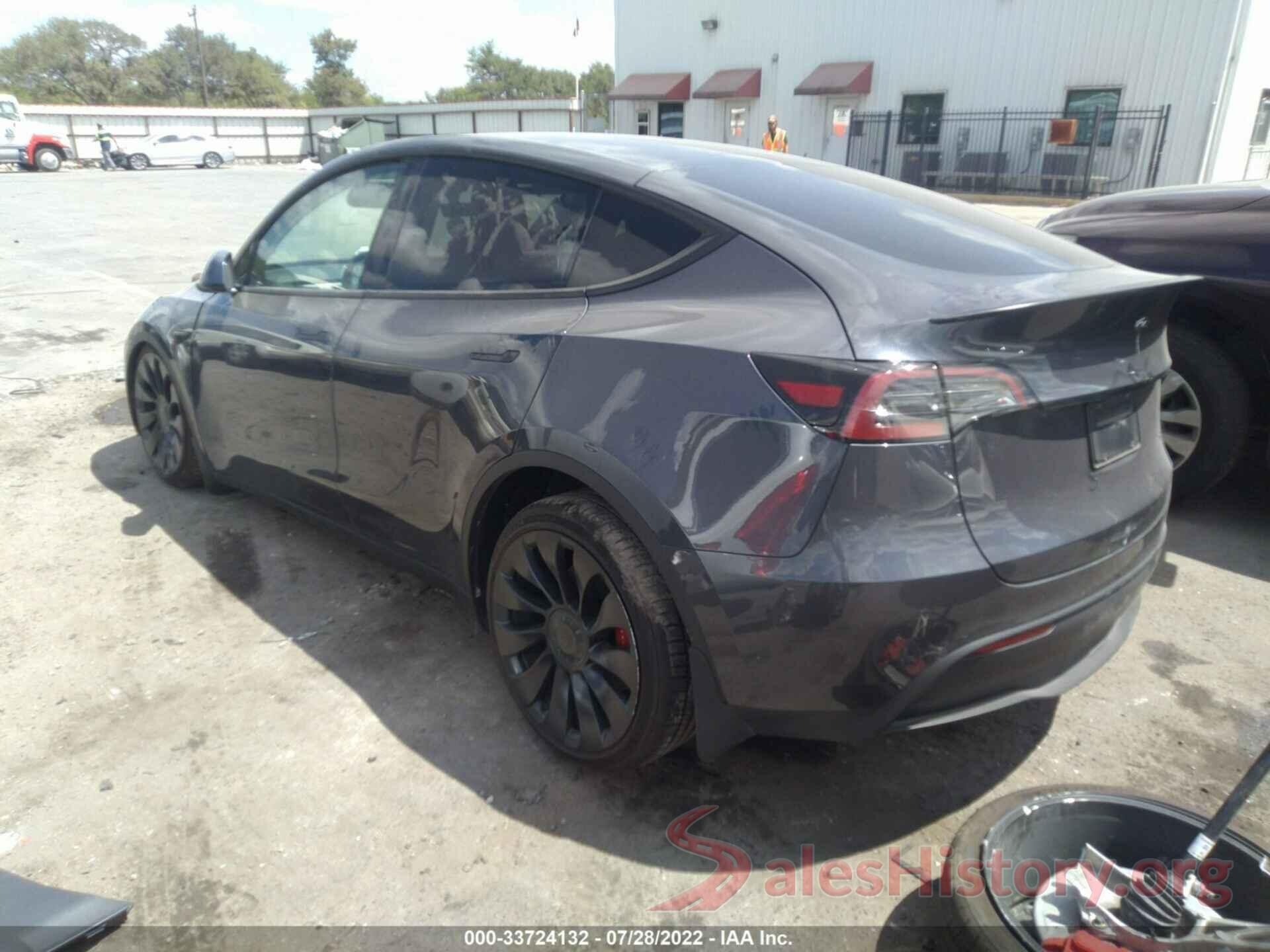 7SAYGDEF2NF394440 2022 TESLA MODEL Y