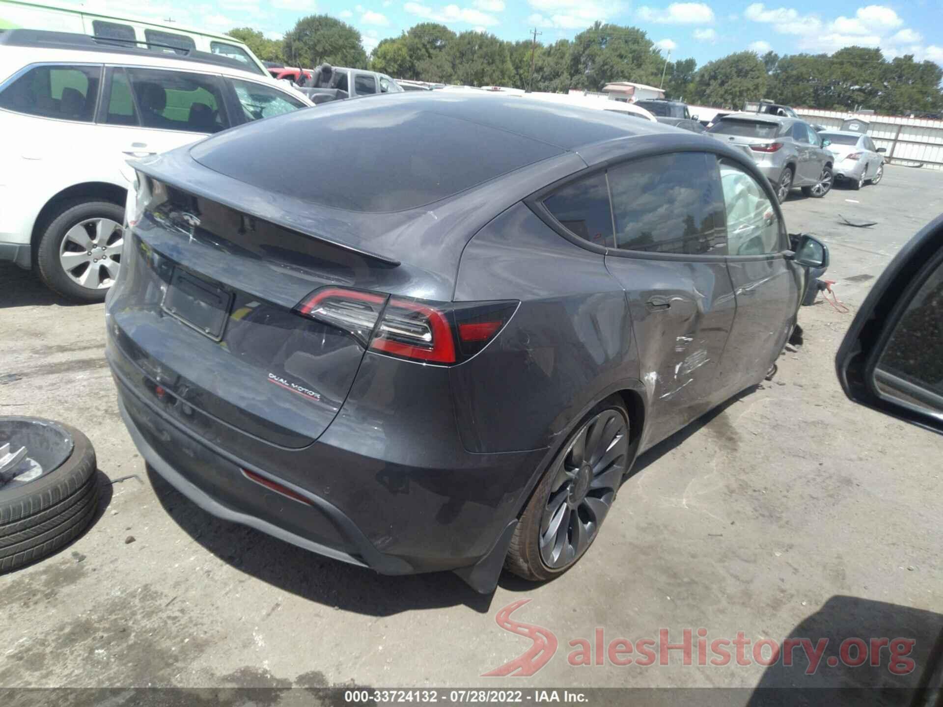 7SAYGDEF2NF394440 2022 TESLA MODEL Y