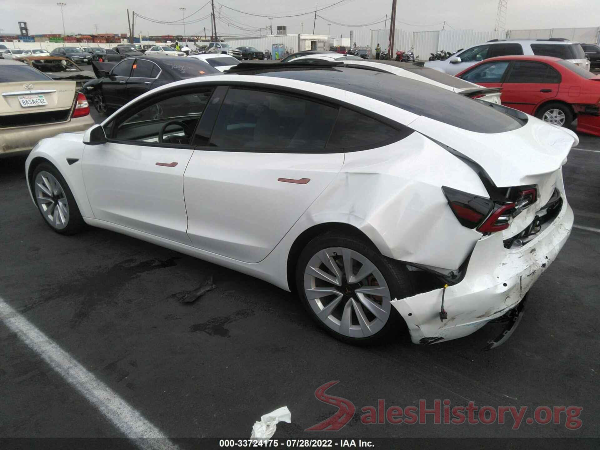 5YJ3E1EB7MF990327 2021 TESLA MODEL 3