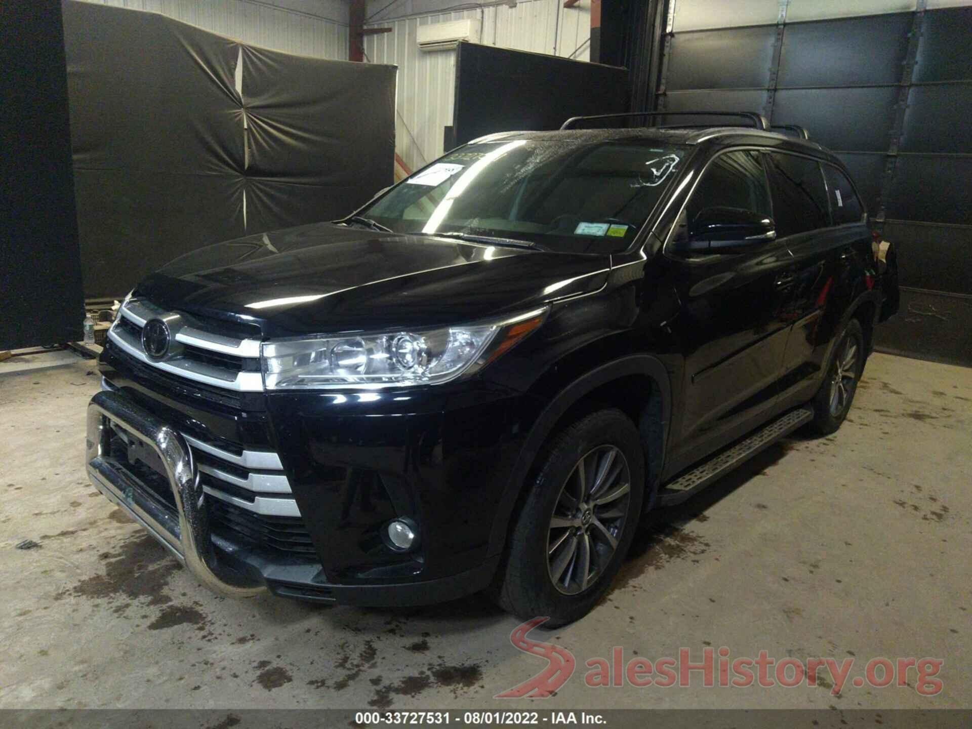 5TDJZRFH2KS587989 2019 TOYOTA HIGHLANDER