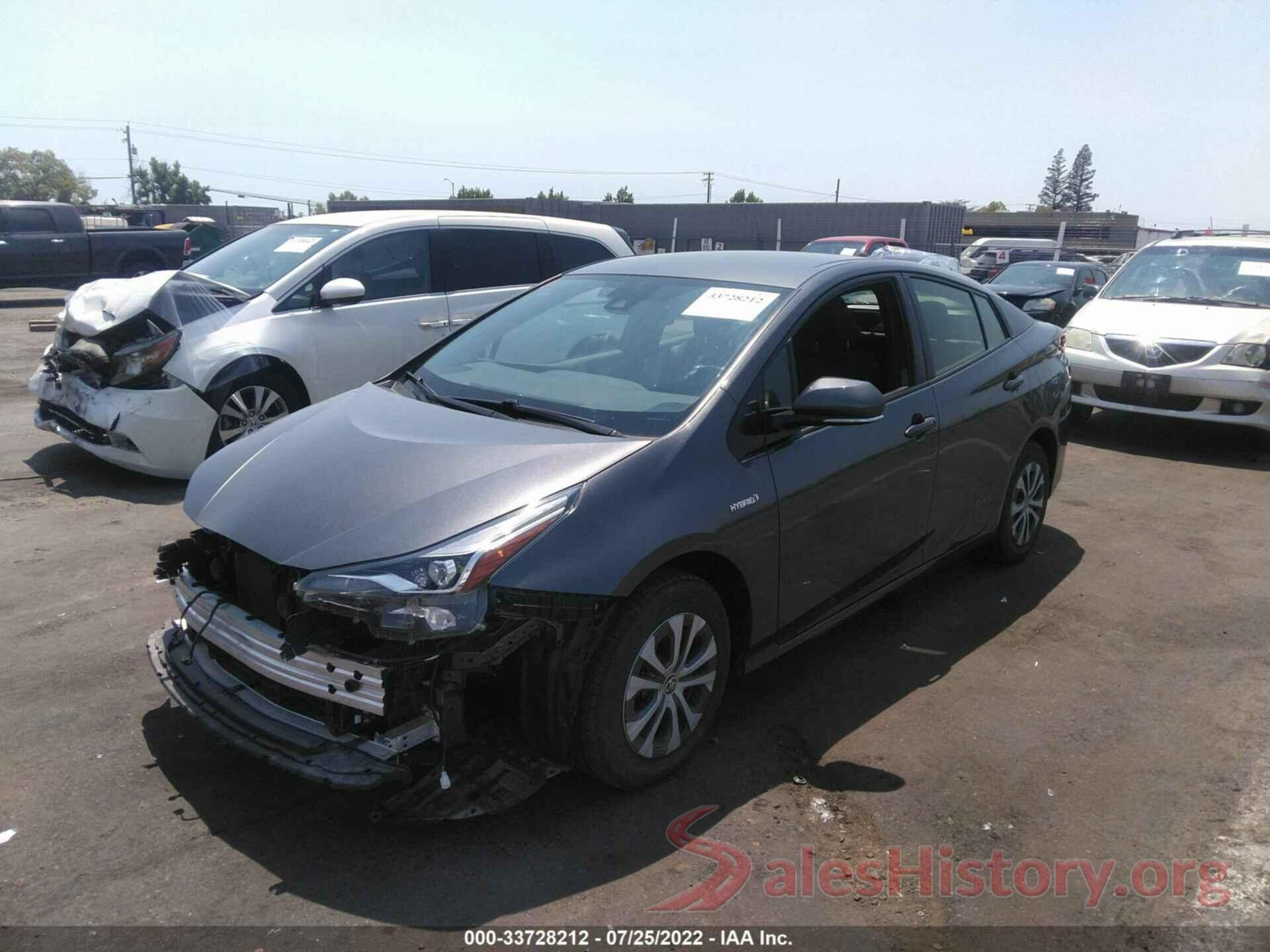 JTDL9RFU2K3002982 2019 TOYOTA PRIUS