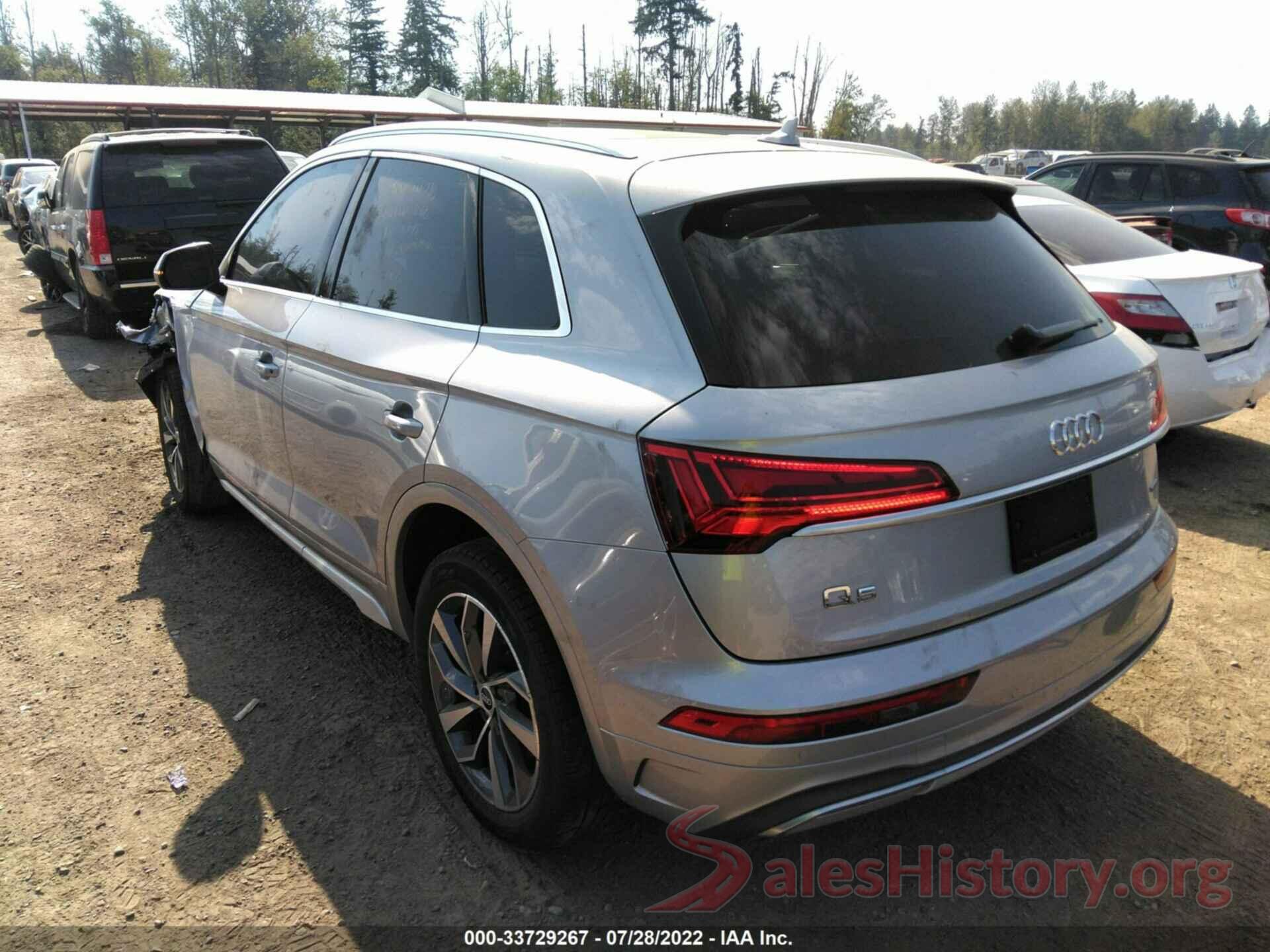 WA1BAAFY1M2119222 2021 AUDI Q5