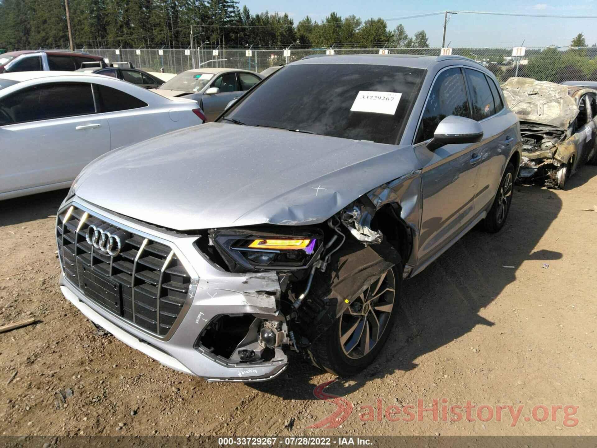 WA1BAAFY1M2119222 2021 AUDI Q5