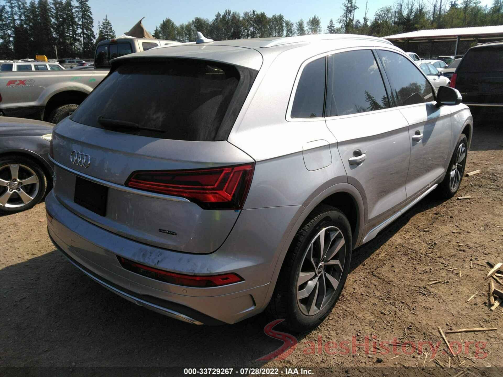 WA1BAAFY1M2119222 2021 AUDI Q5