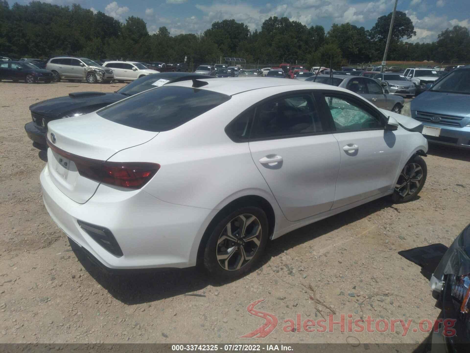 3KPF24AD9LE191202 2020 KIA FORTE