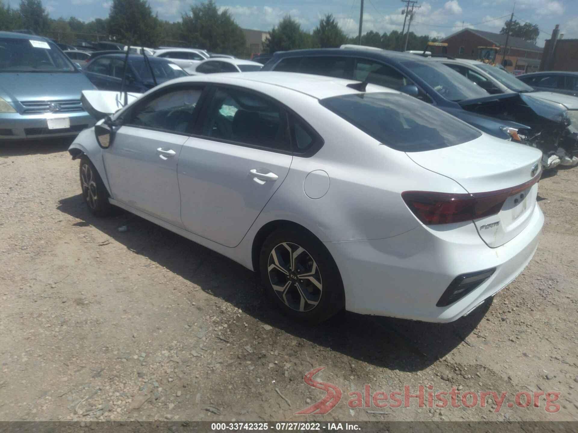 3KPF24AD9LE191202 2020 KIA FORTE