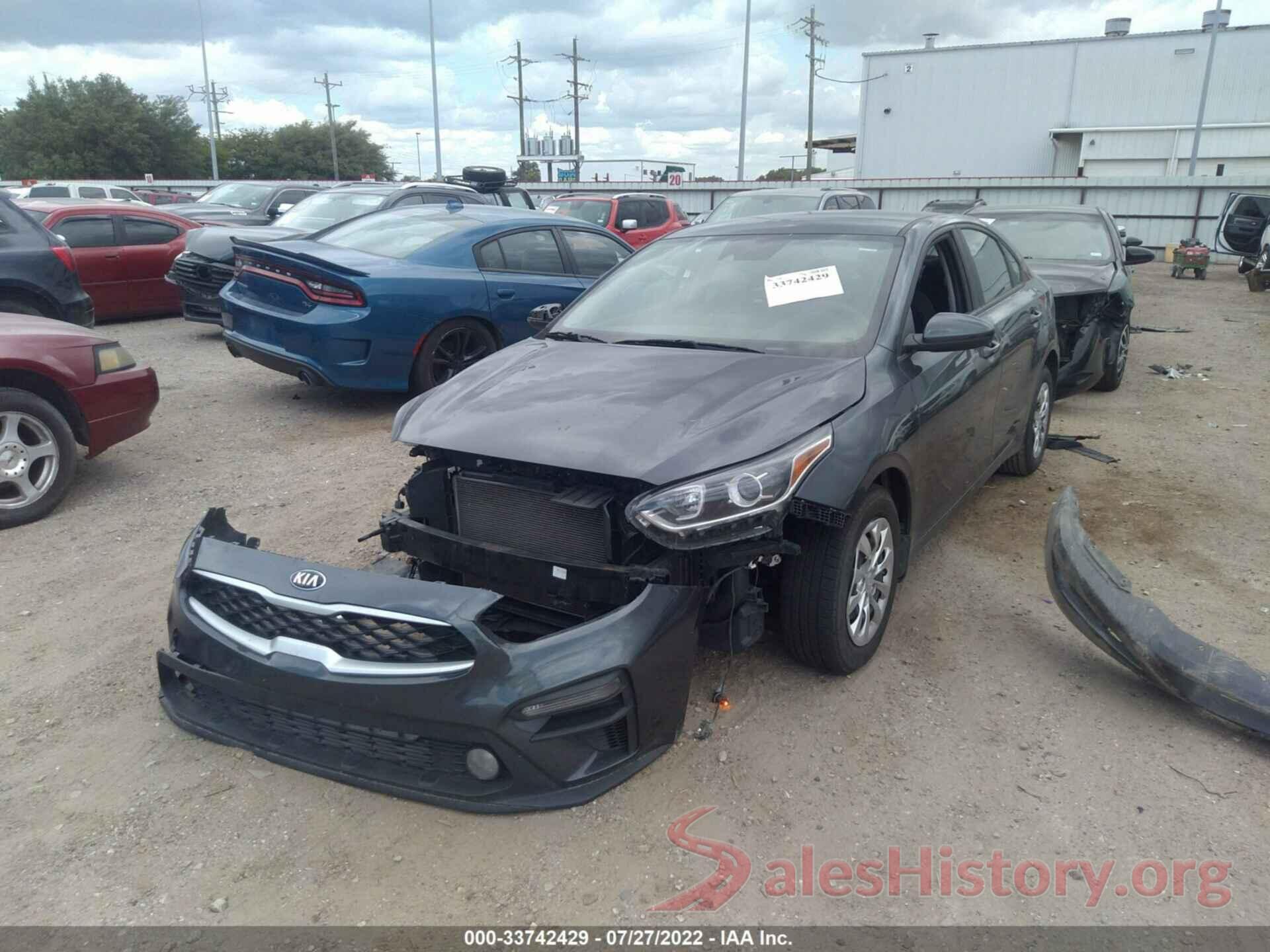 3KPF24AD9LE207298 2020 KIA FORTE