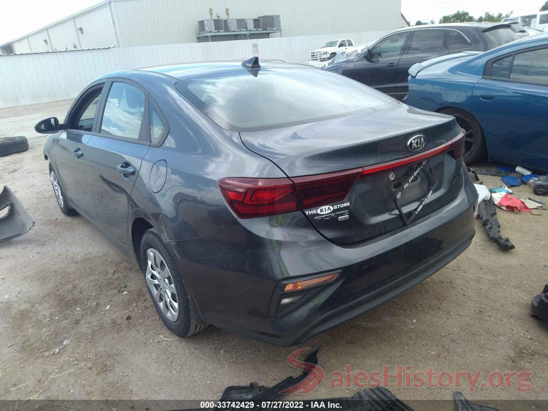 3KPF24AD9LE207298 2020 KIA FORTE