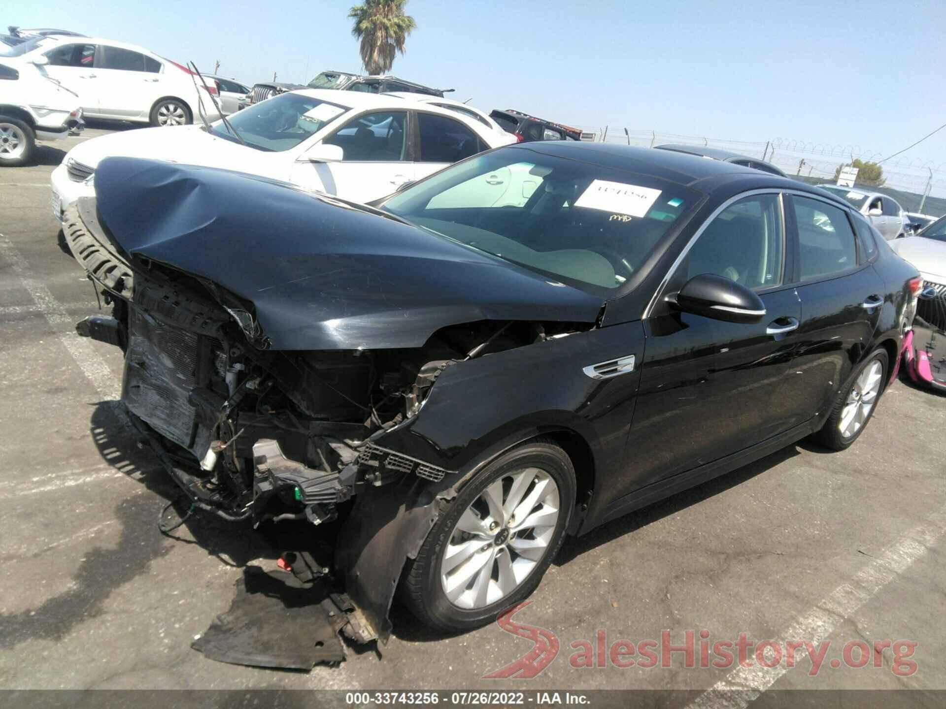 5XXGU4L32GG023207 2016 KIA OPTIMA