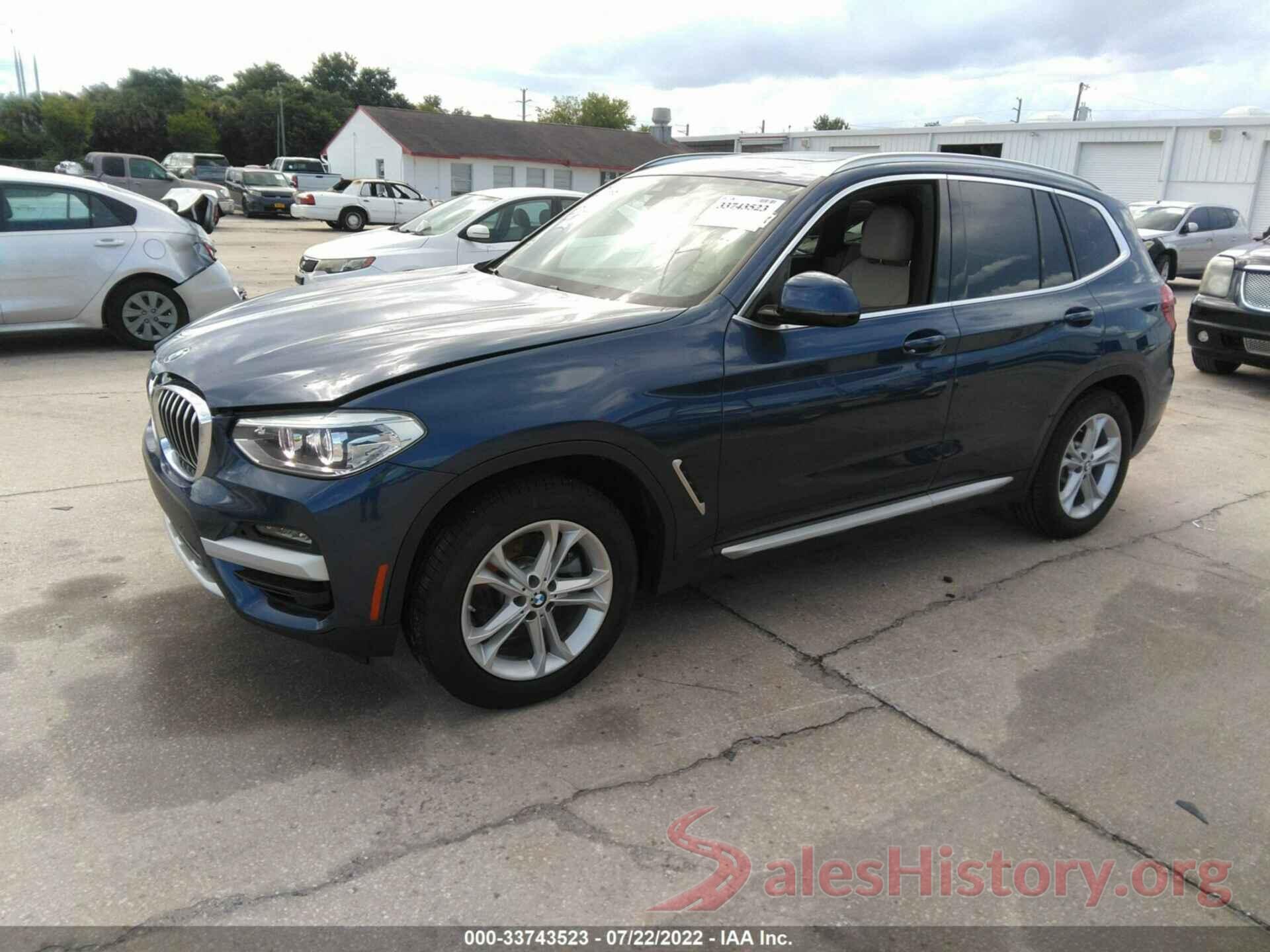 5UXTY5C0XLLE58194 2020 BMW X3