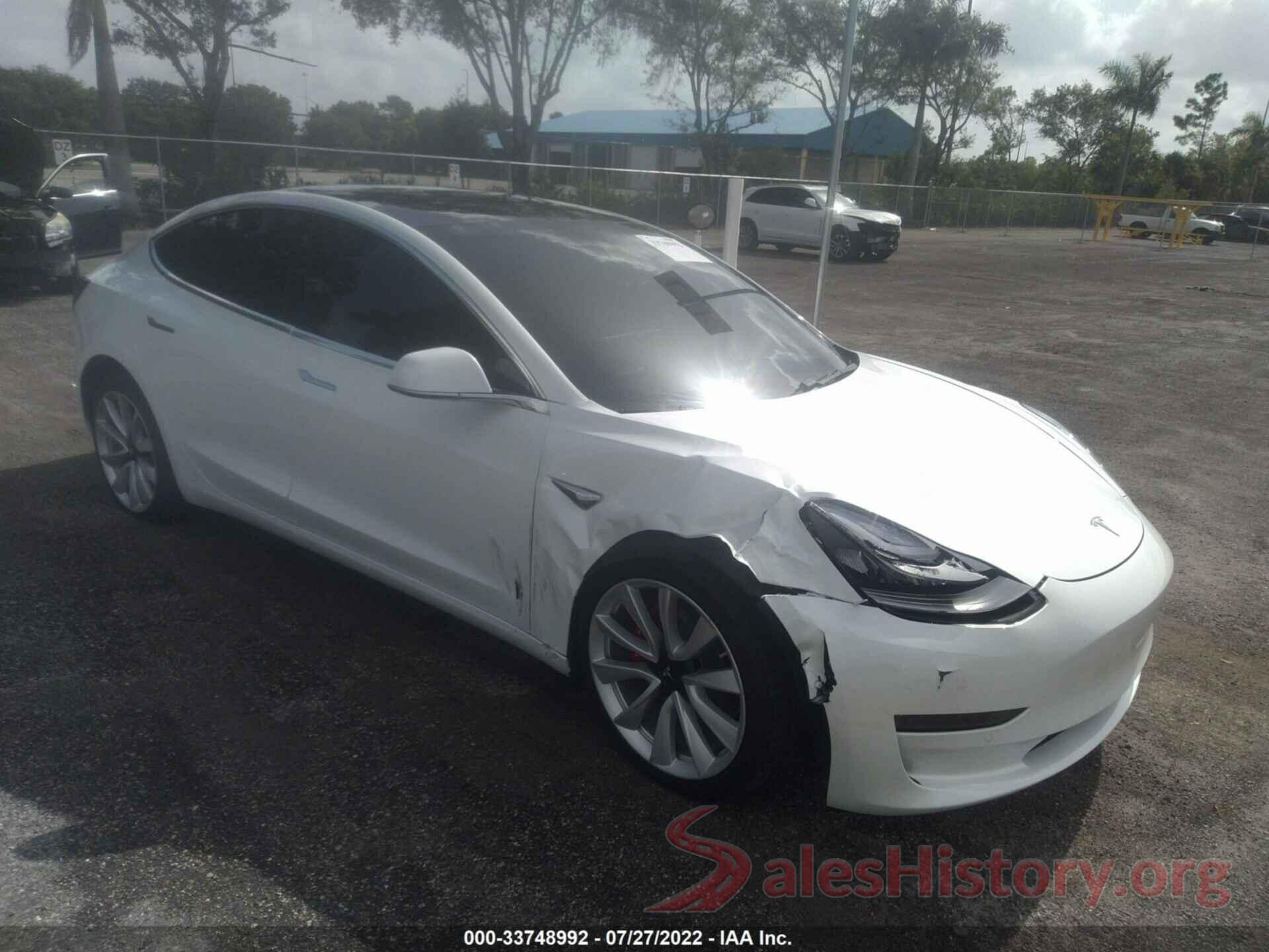 5YJ3E1EC7LF587083 2020 TESLA MODEL 3