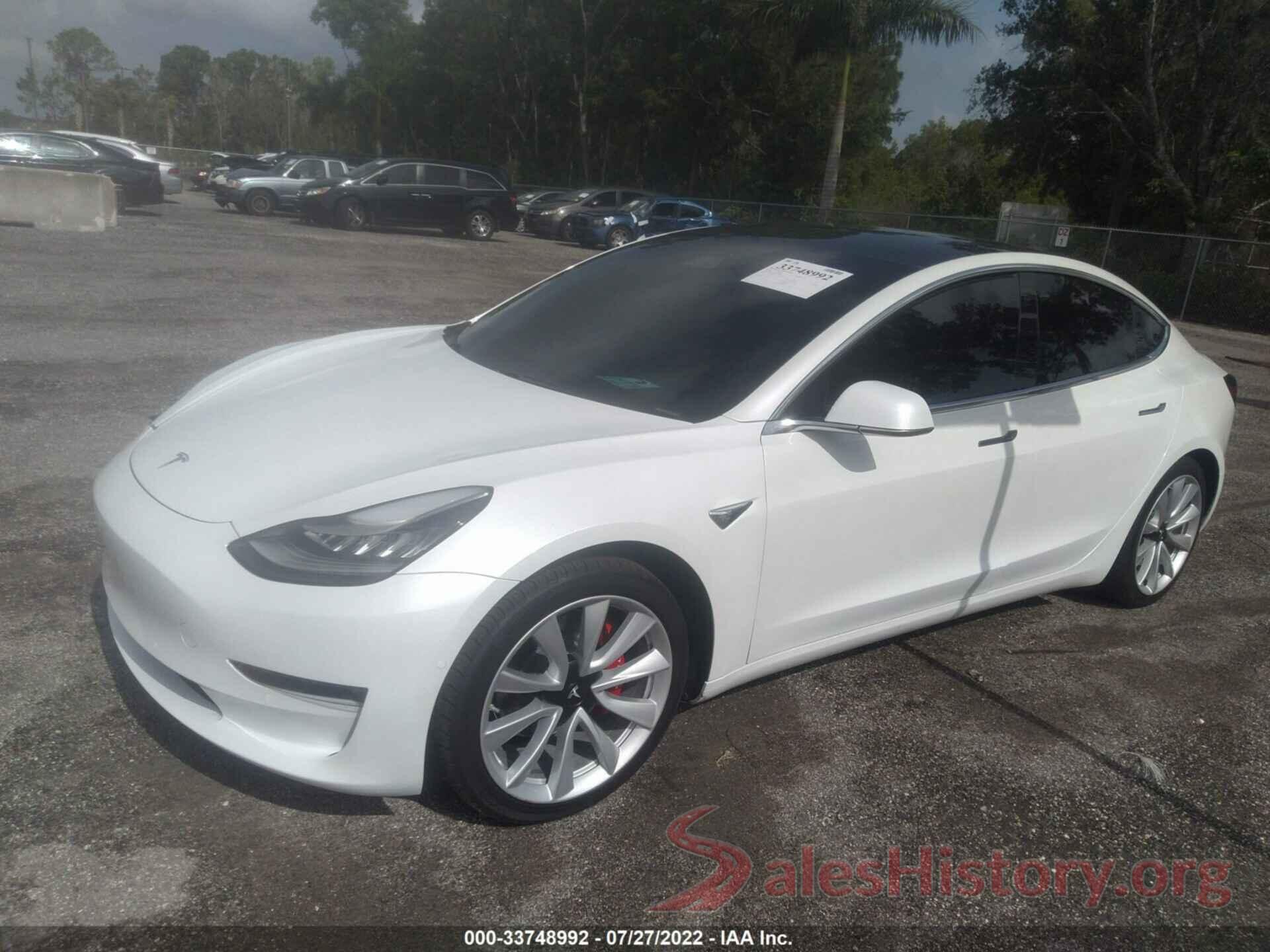 5YJ3E1EC7LF587083 2020 TESLA MODEL 3