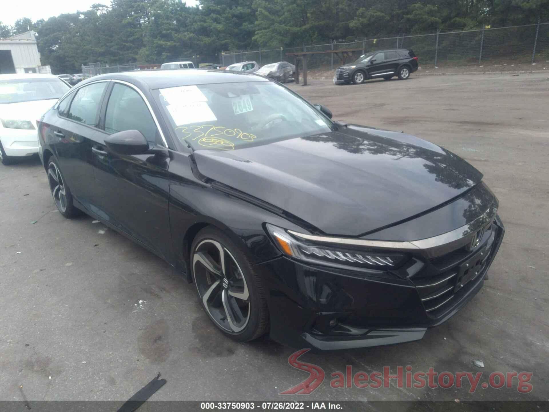 1HGCV1F47MA118997 2021 HONDA ACCORD SEDAN