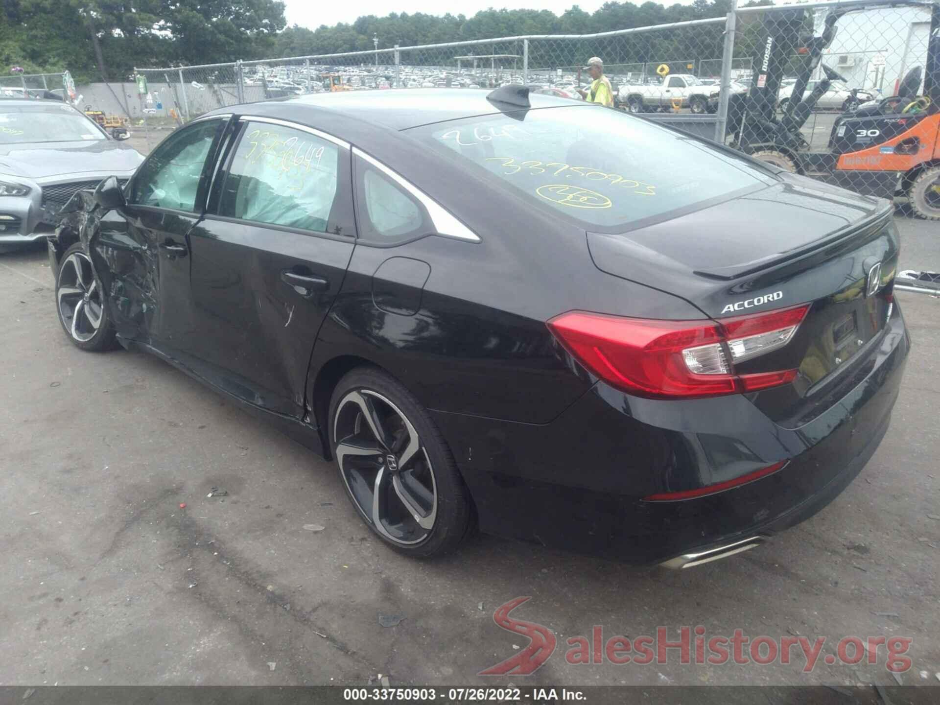 1HGCV1F47MA118997 2021 HONDA ACCORD SEDAN