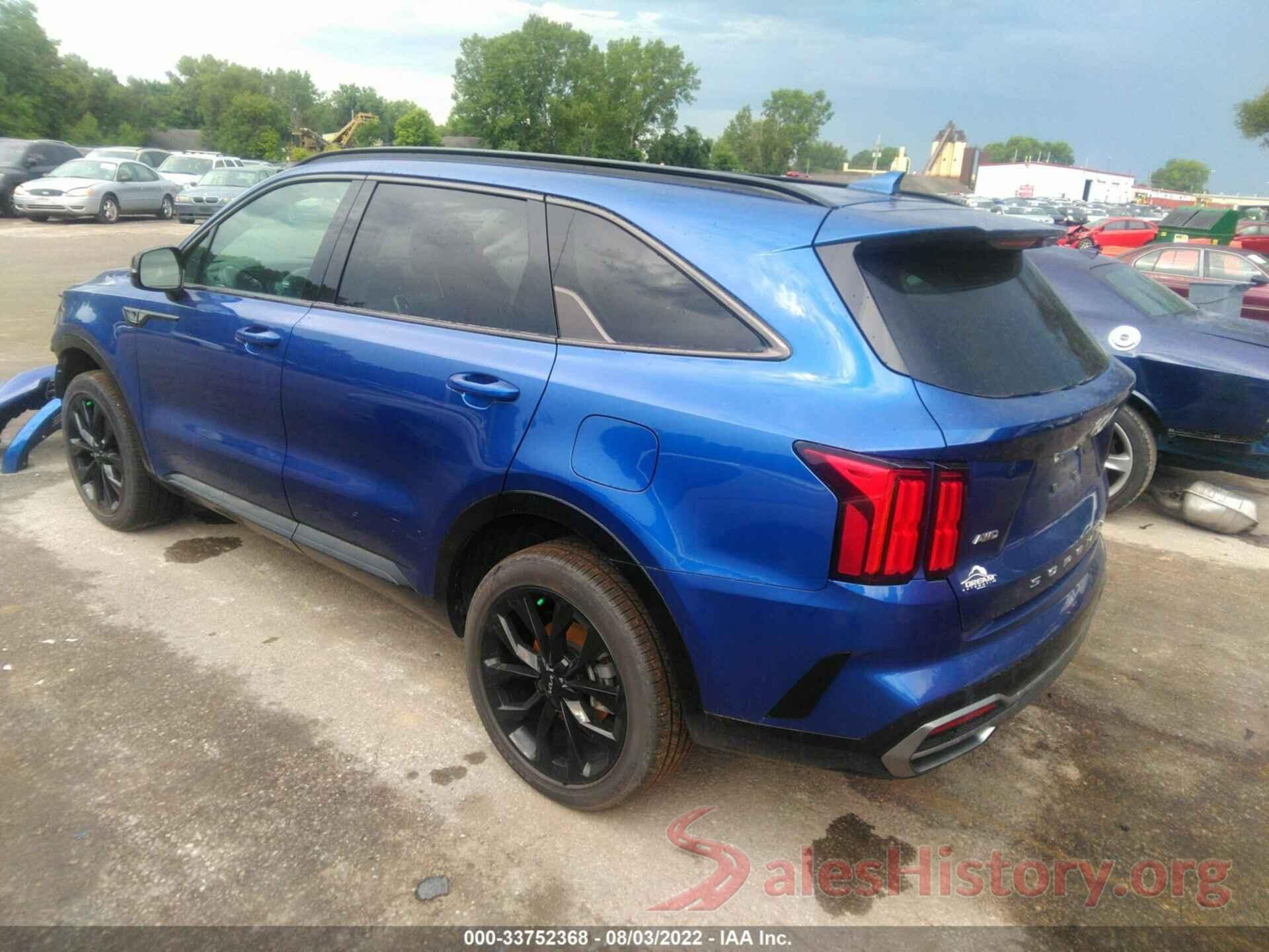 5XYRKDLF3NG106615 2022 KIA SORENTO