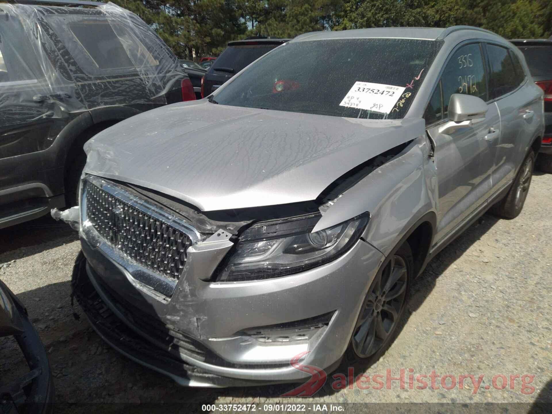 5LMCJ2C93KUL18294 2019 LINCOLN MKC