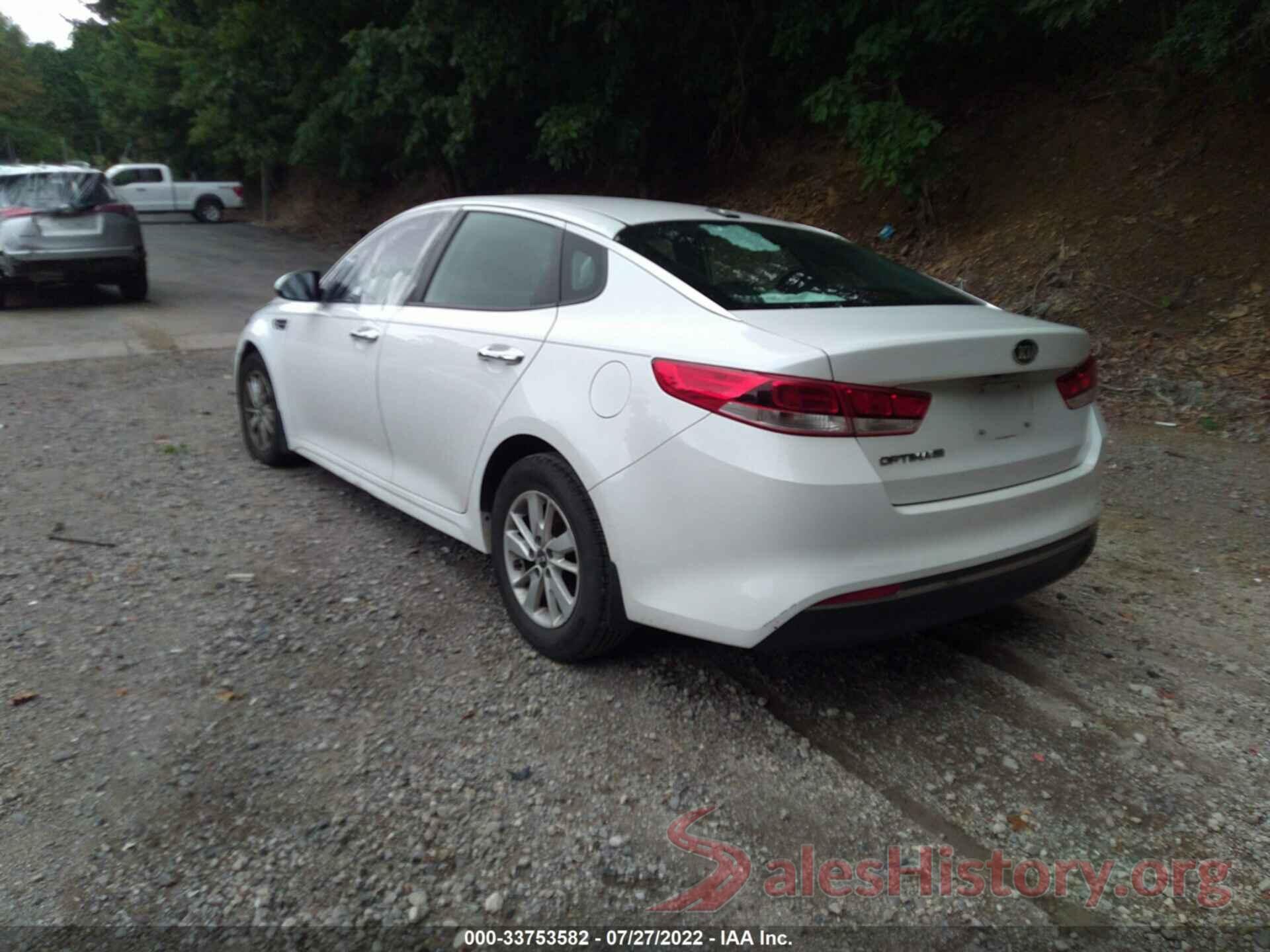 5XXGT4L37GG038420 2016 KIA OPTIMA