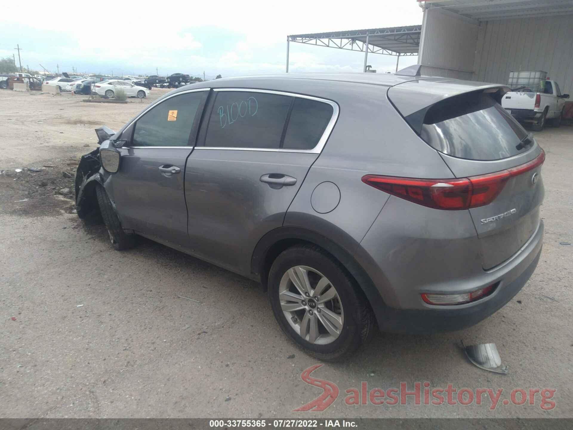 KNDPM3ACXK7530046 2019 KIA SPORTAGE