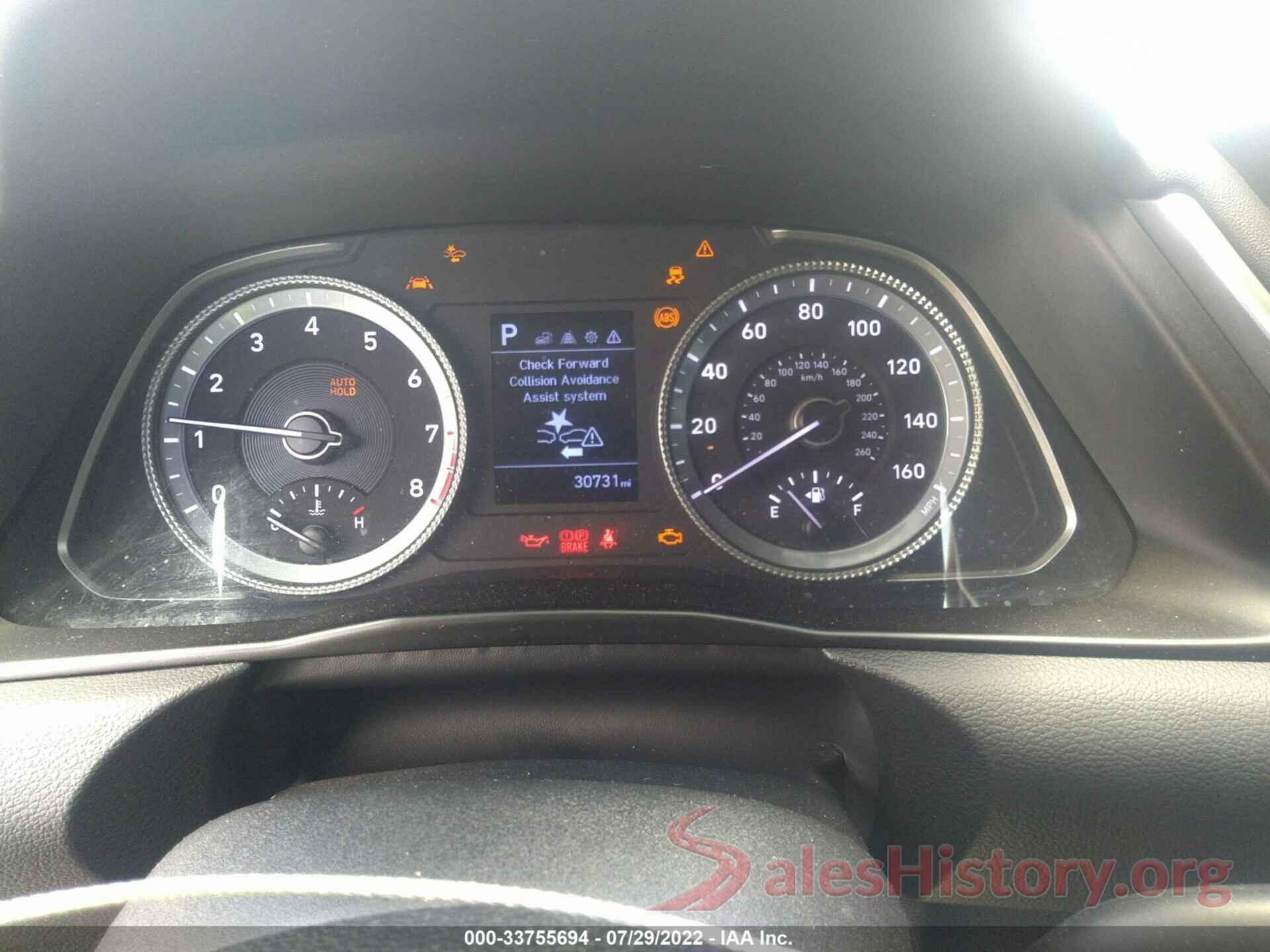 5NPEG4JA4LH046745 2020 HYUNDAI SONATA