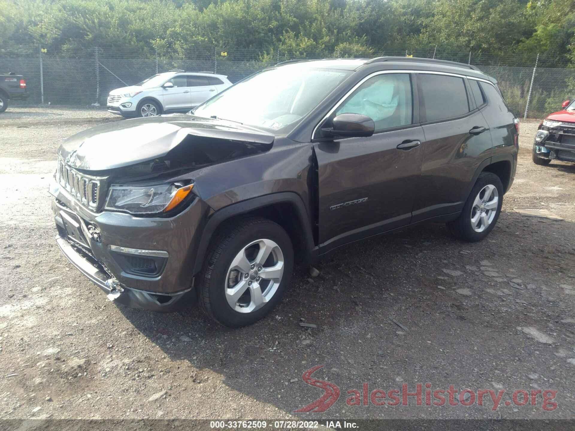 3C4NJDBB7LT143222 2020 JEEP COMPASS