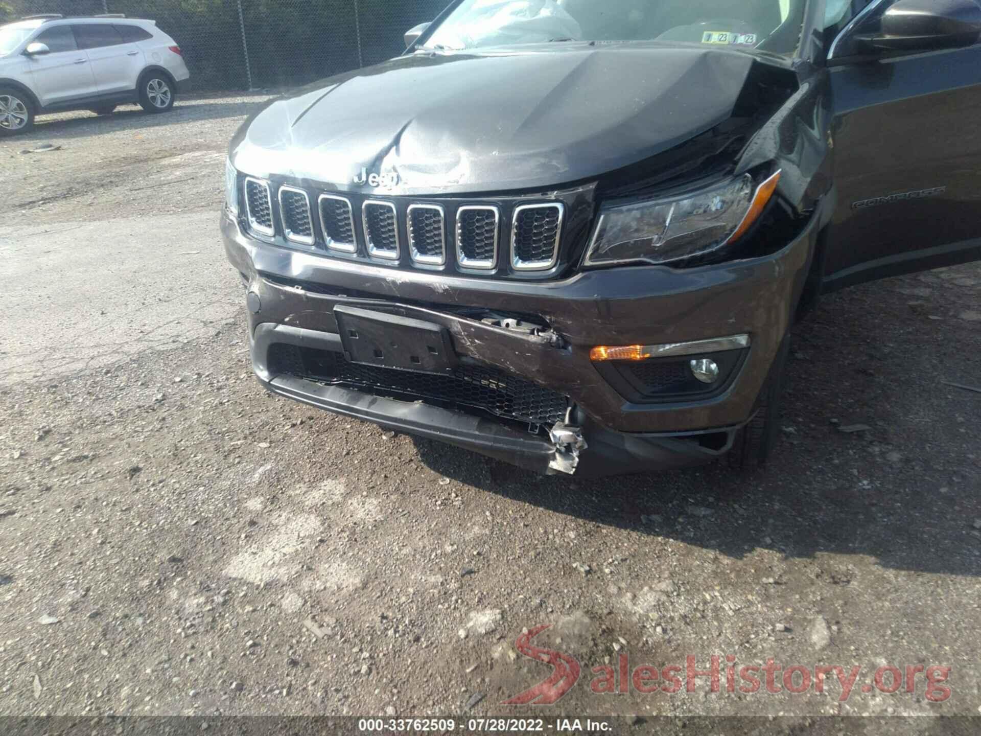 3C4NJDBB7LT143222 2020 JEEP COMPASS