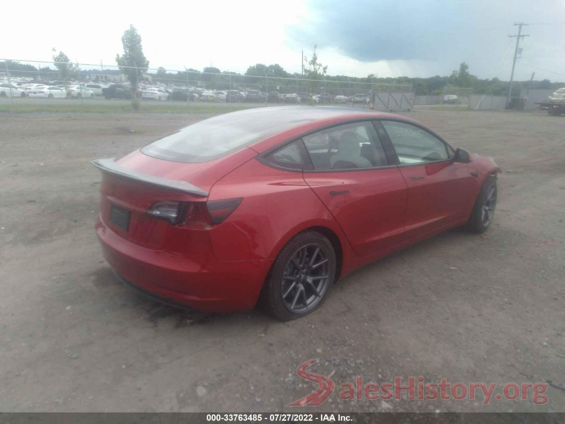 5YJ3E1EBXMF993187 2021 TESLA MODEL 3