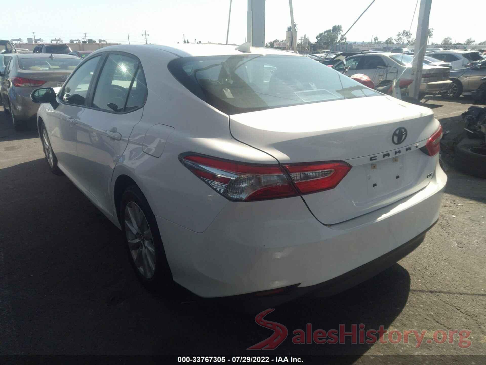 4T1B11HK2KU788241 2019 TOYOTA CAMRY