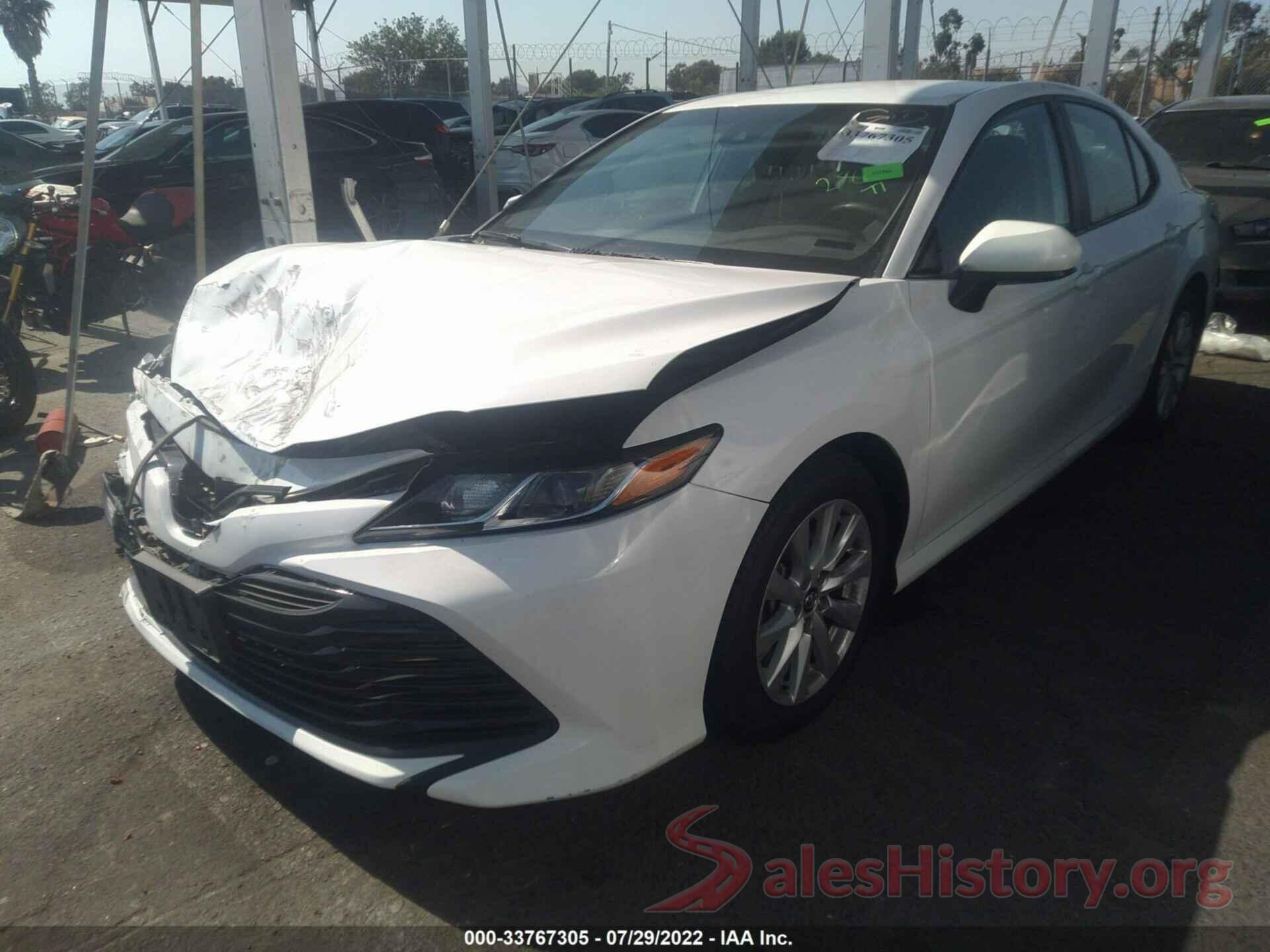 4T1B11HK2KU788241 2019 TOYOTA CAMRY