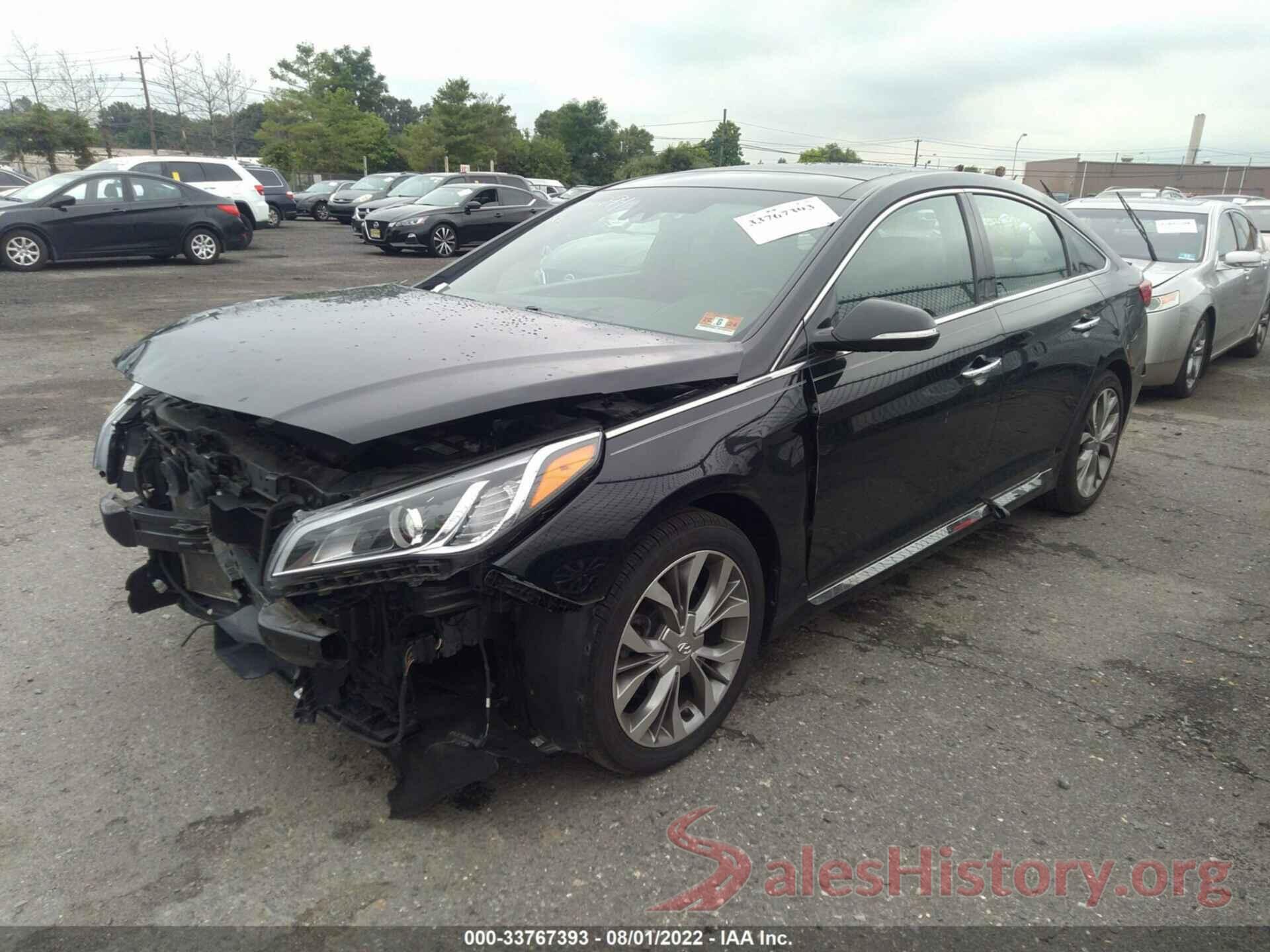 5NPE34ABXHH518622 2017 HYUNDAI SONATA