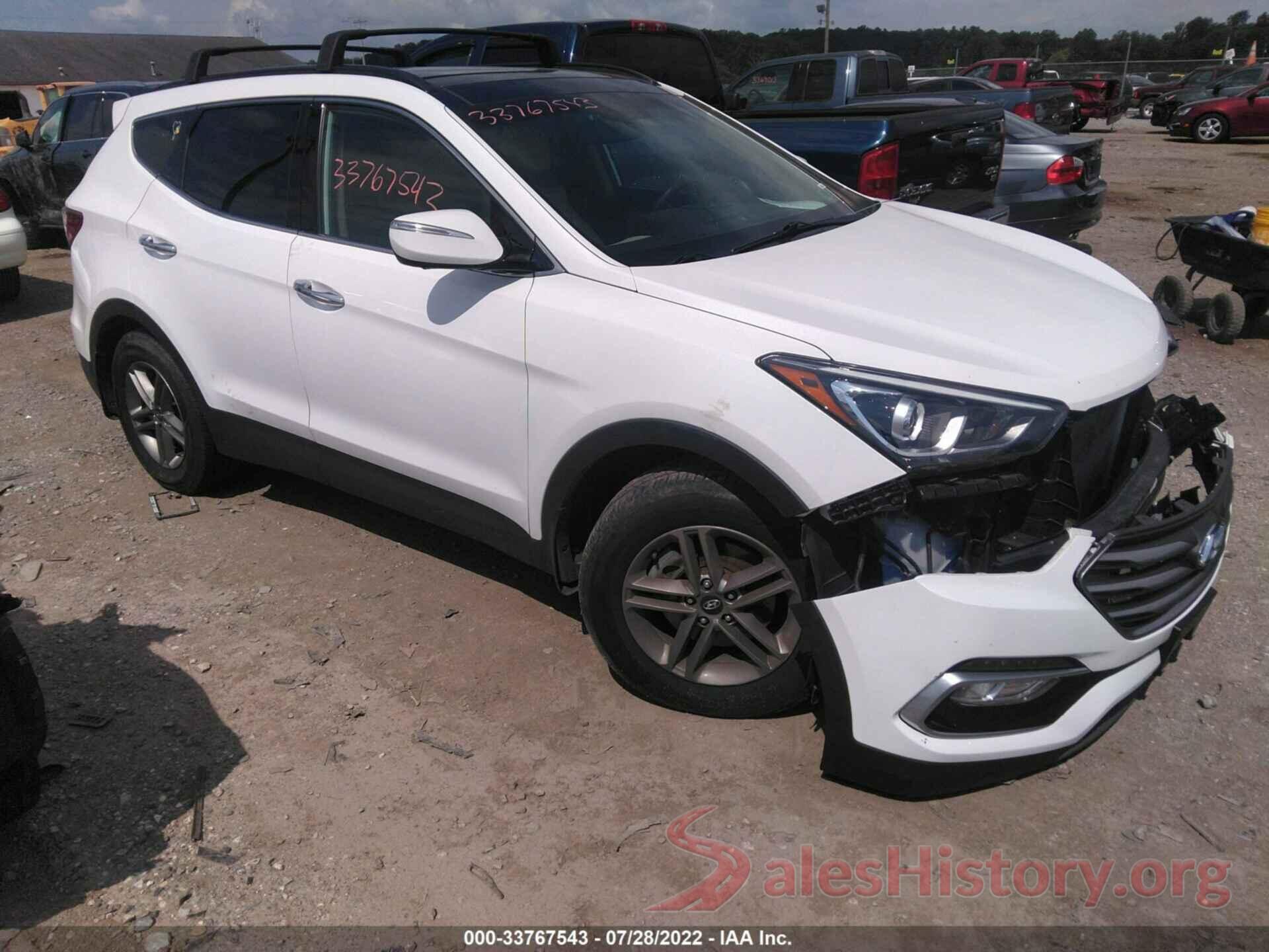 5NMZUDLB7JH088885 2018 HYUNDAI SANTA FE SPORT