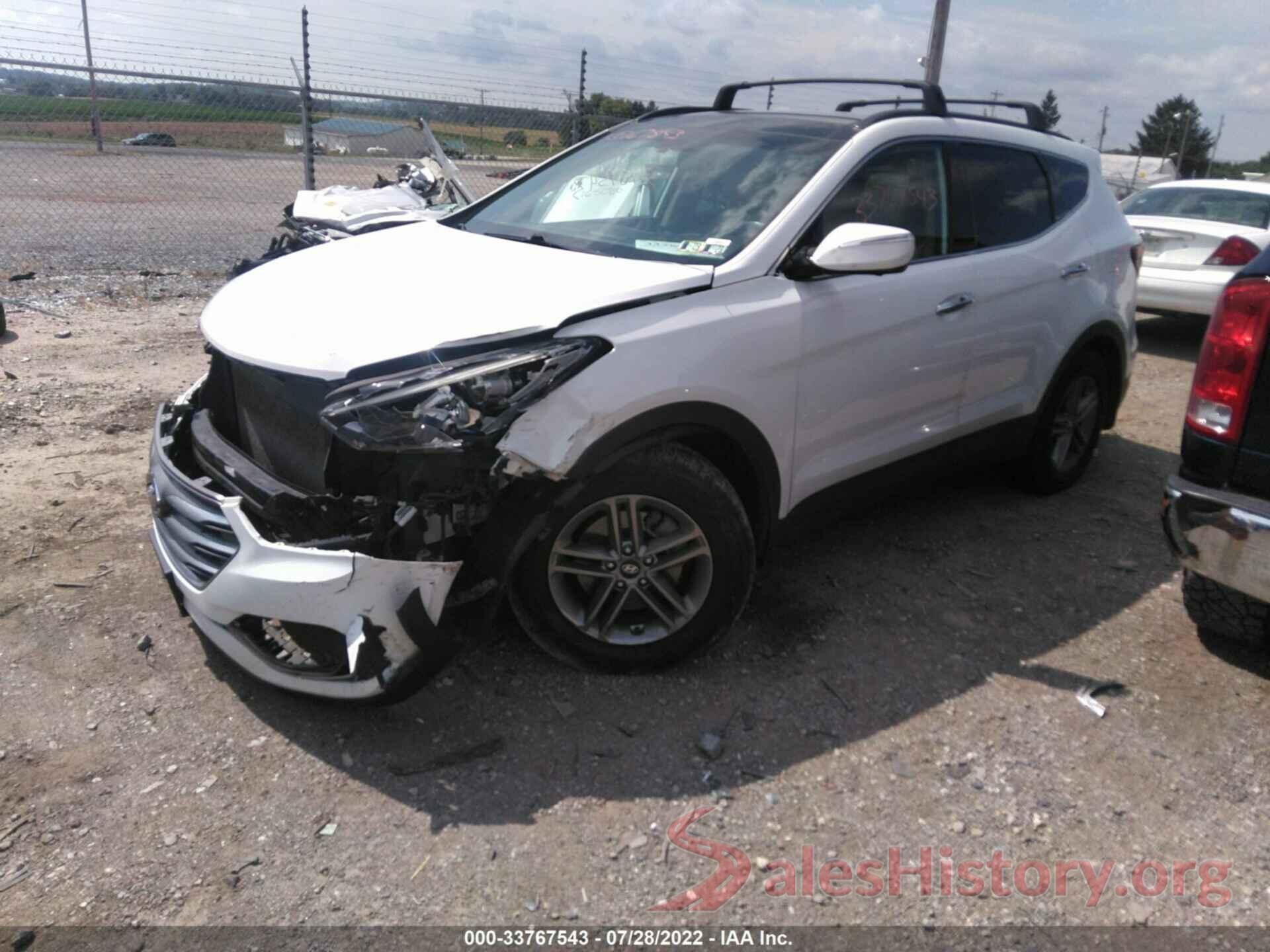 5NMZUDLB7JH088885 2018 HYUNDAI SANTA FE SPORT