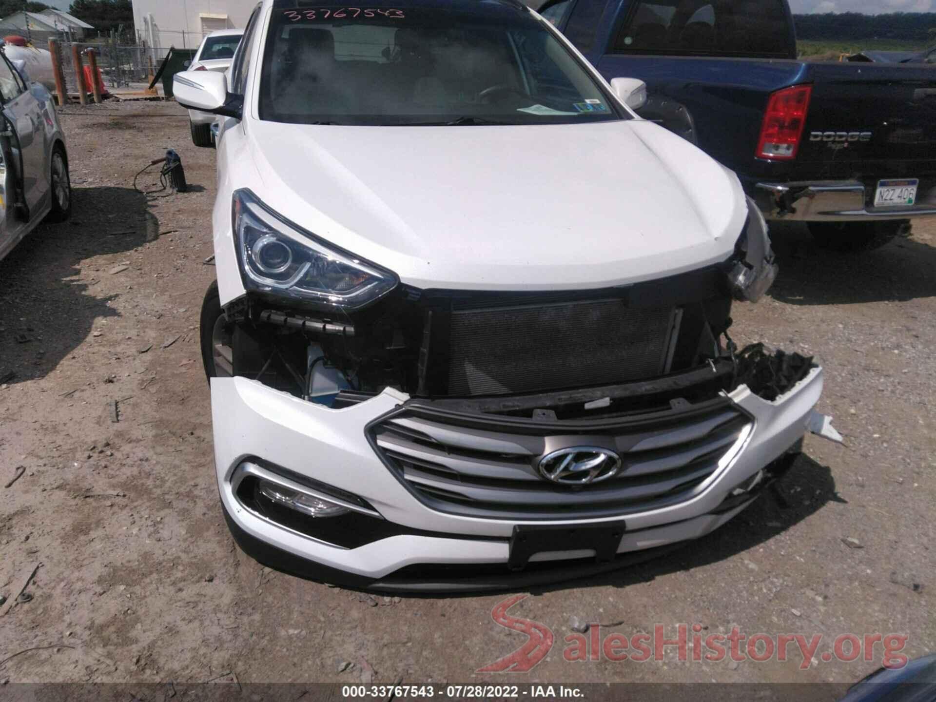 5NMZUDLB7JH088885 2018 HYUNDAI SANTA FE SPORT