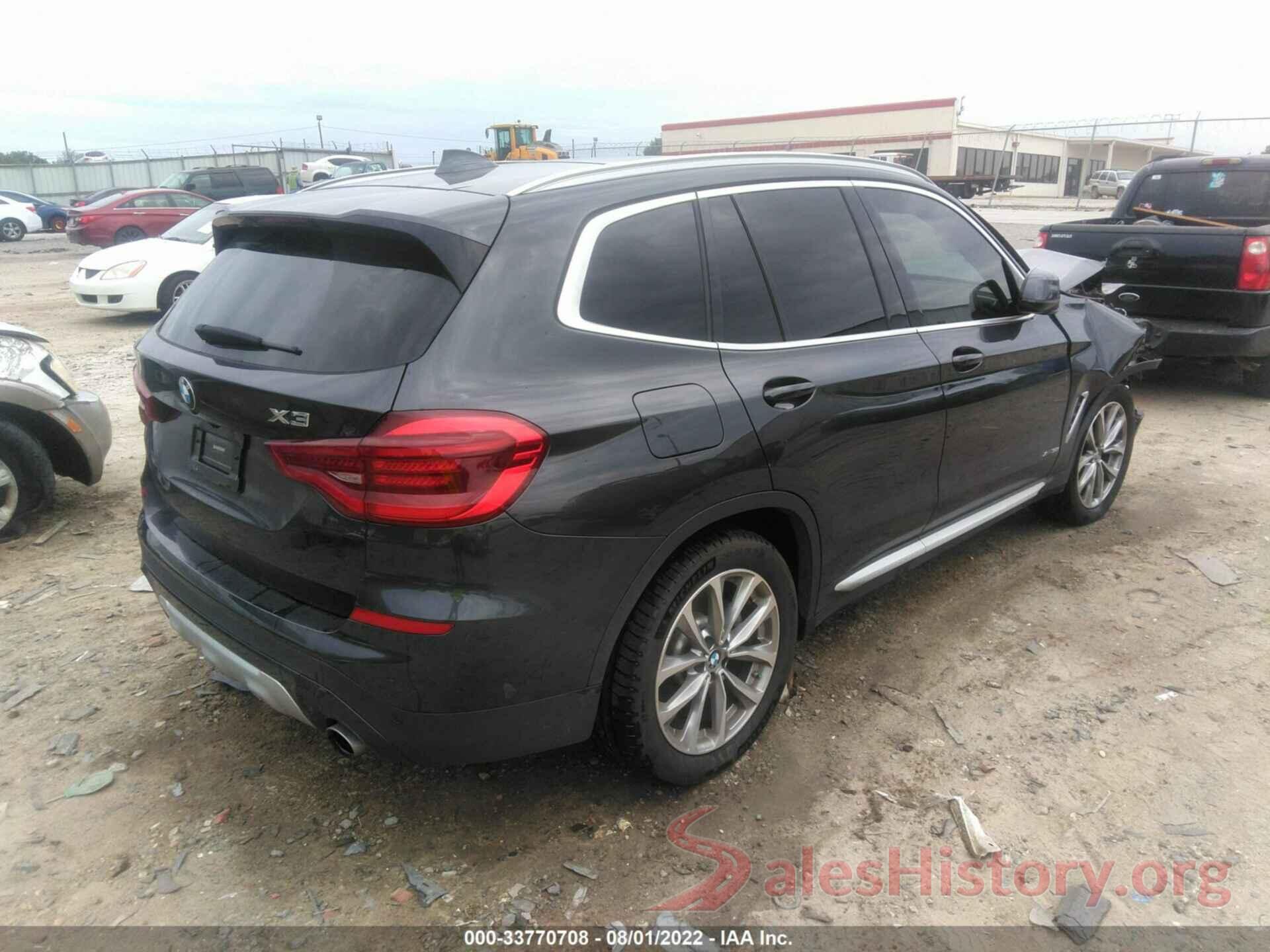 5UXTR9C5XJLD61848 2018 BMW X3