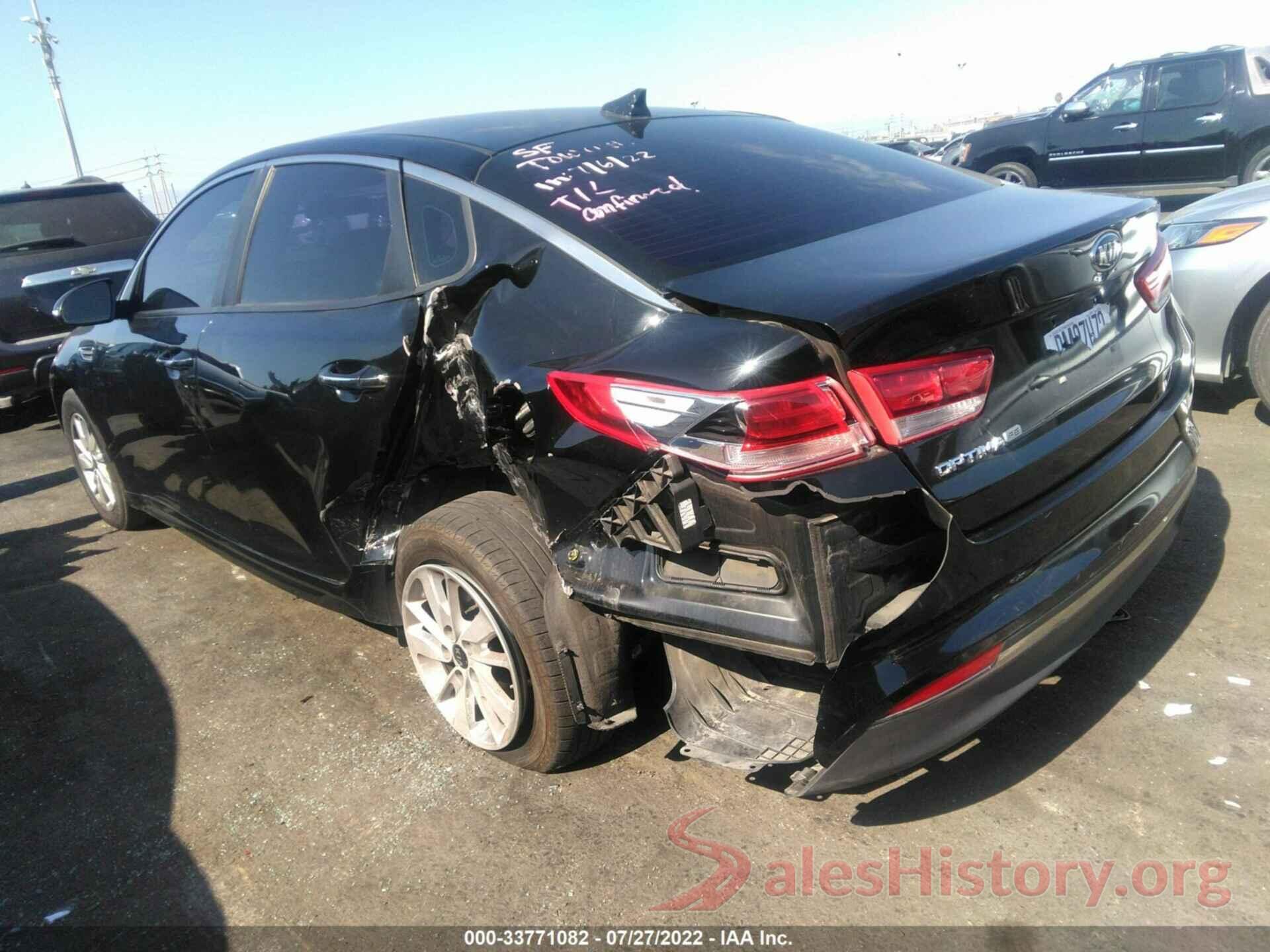 5XXGT4L37HG155190 2017 KIA OPTIMA