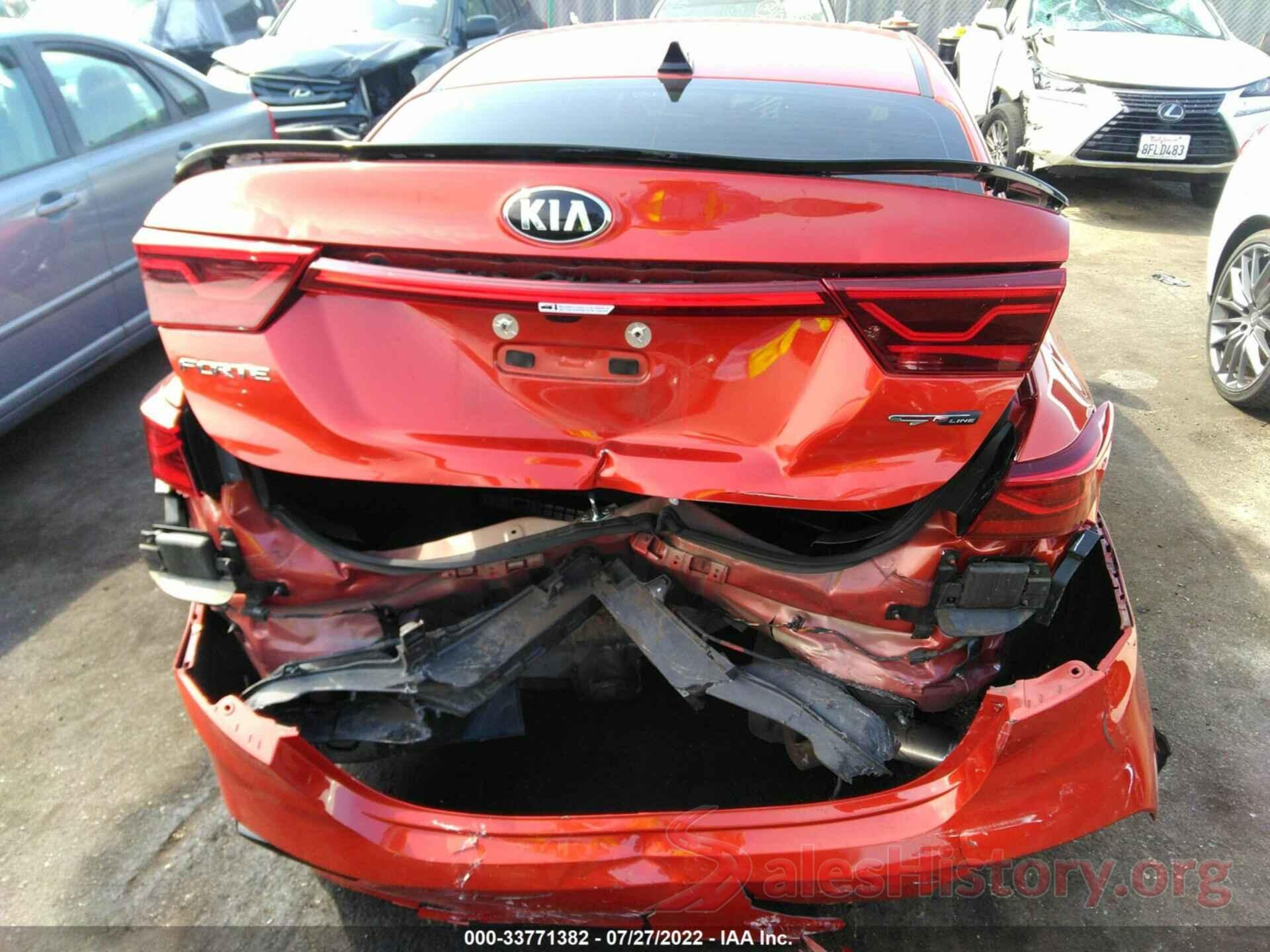 3KPF34AD0LE243572 2020 KIA FORTE