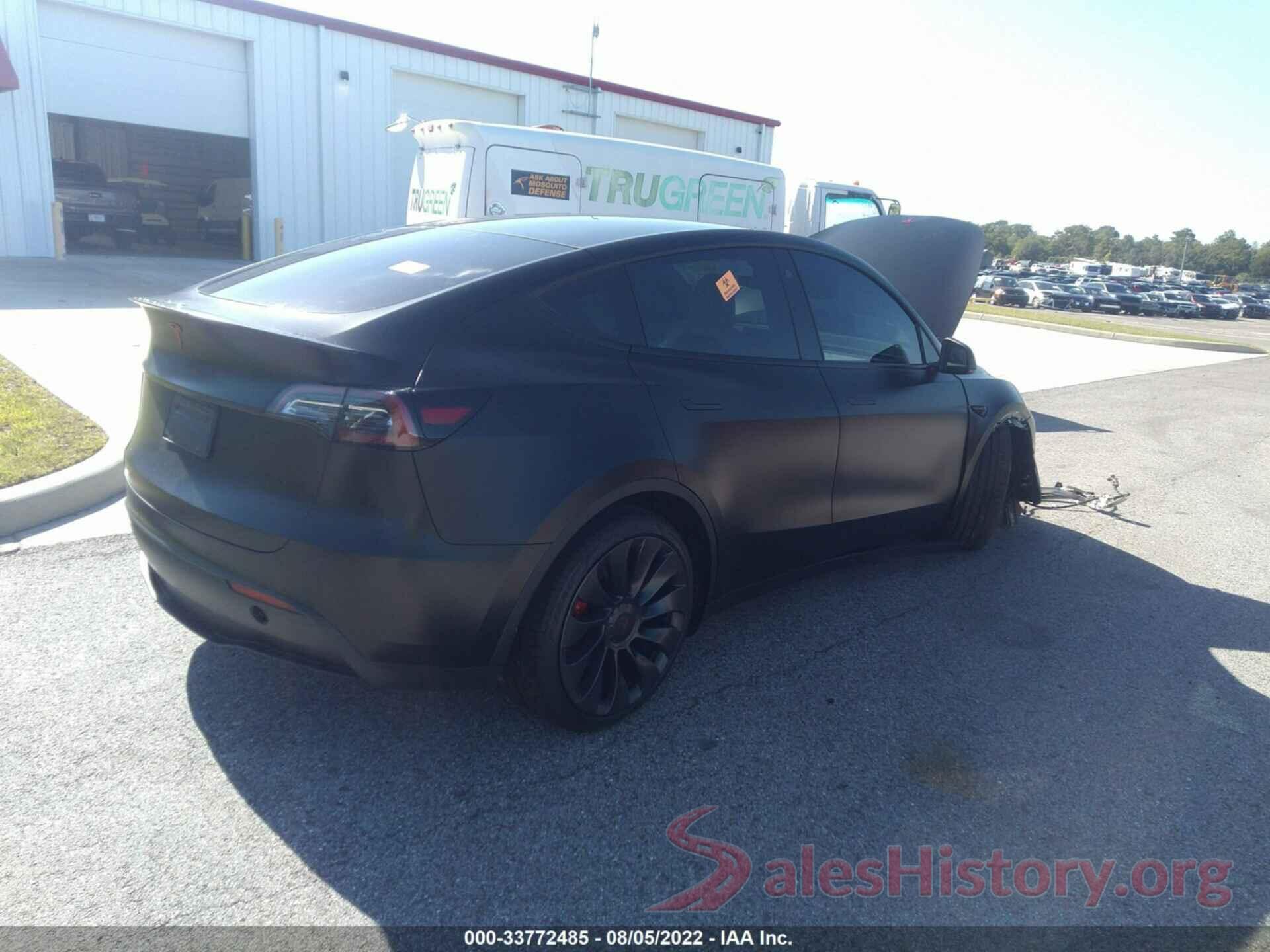 5YJYGDEF4MF303177 2021 TESLA MODEL Y