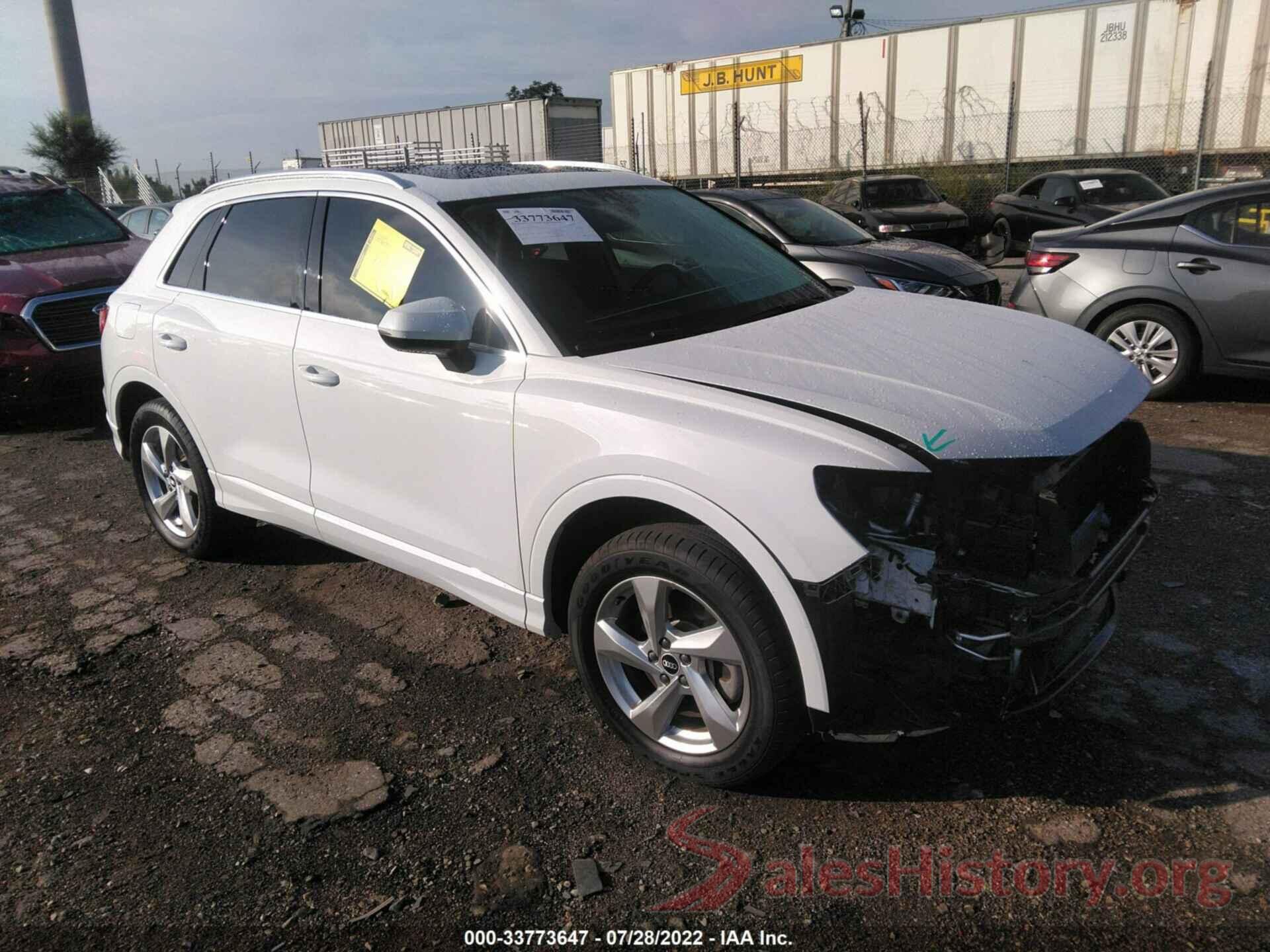 WA1AUCF33M1077080 2021 AUDI Q3