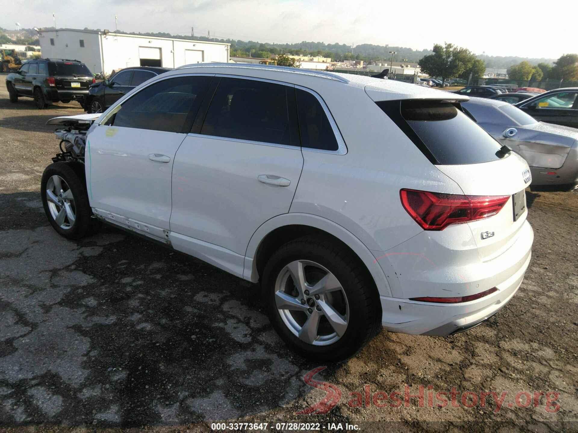 WA1AUCF33M1077080 2021 AUDI Q3