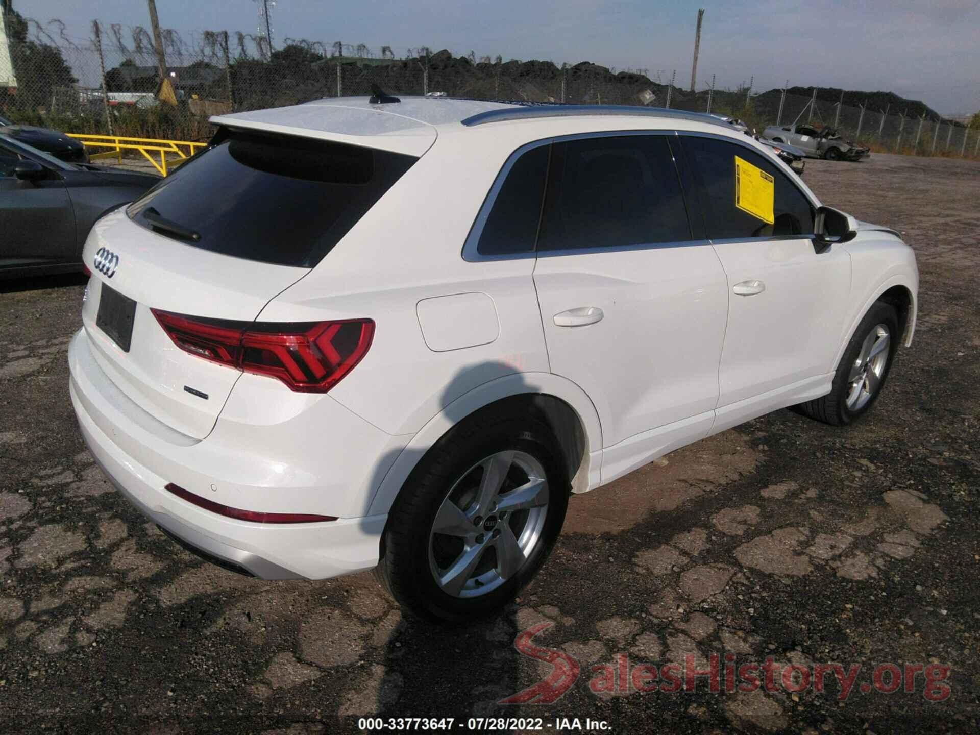 WA1AUCF33M1077080 2021 AUDI Q3