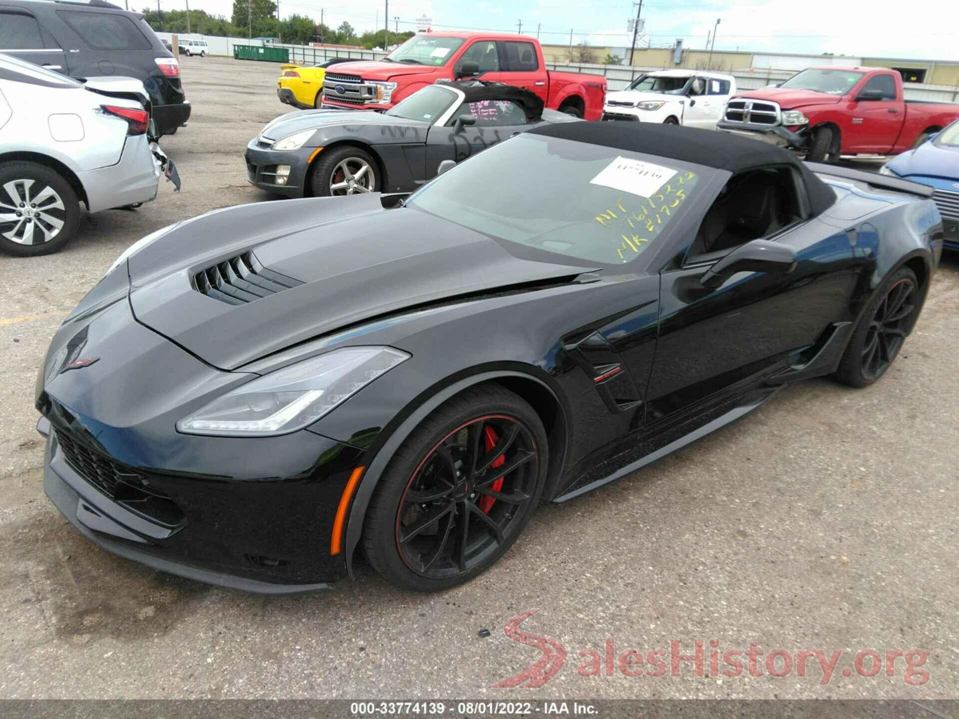 1G1YY3D70K5101705 2019 CHEVROLET CORVETTE