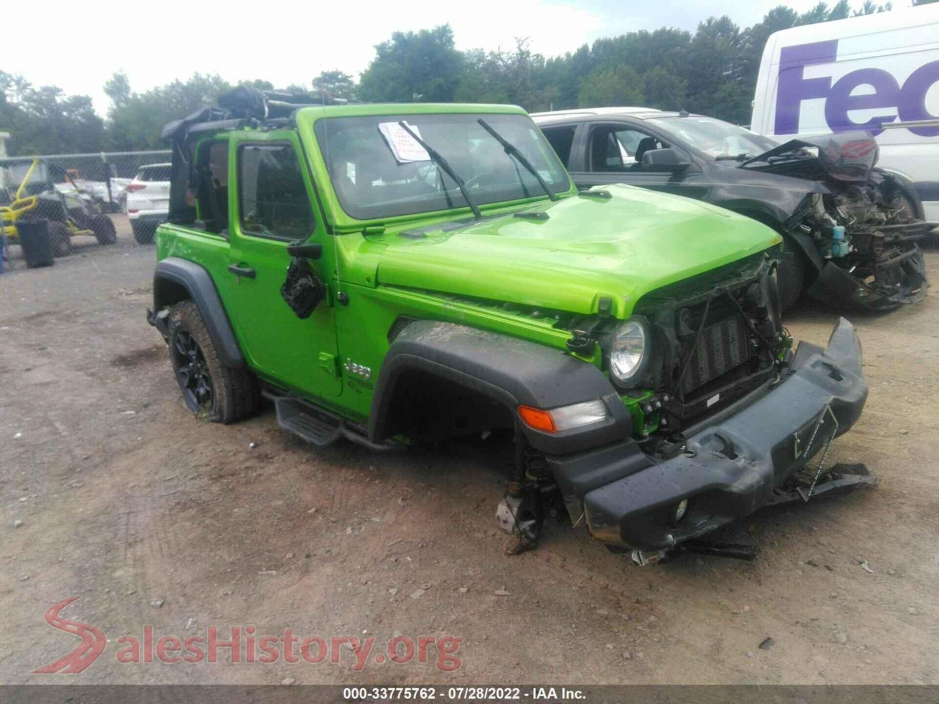 1C4GJXAN6KW521478 2019 JEEP WRANGLER