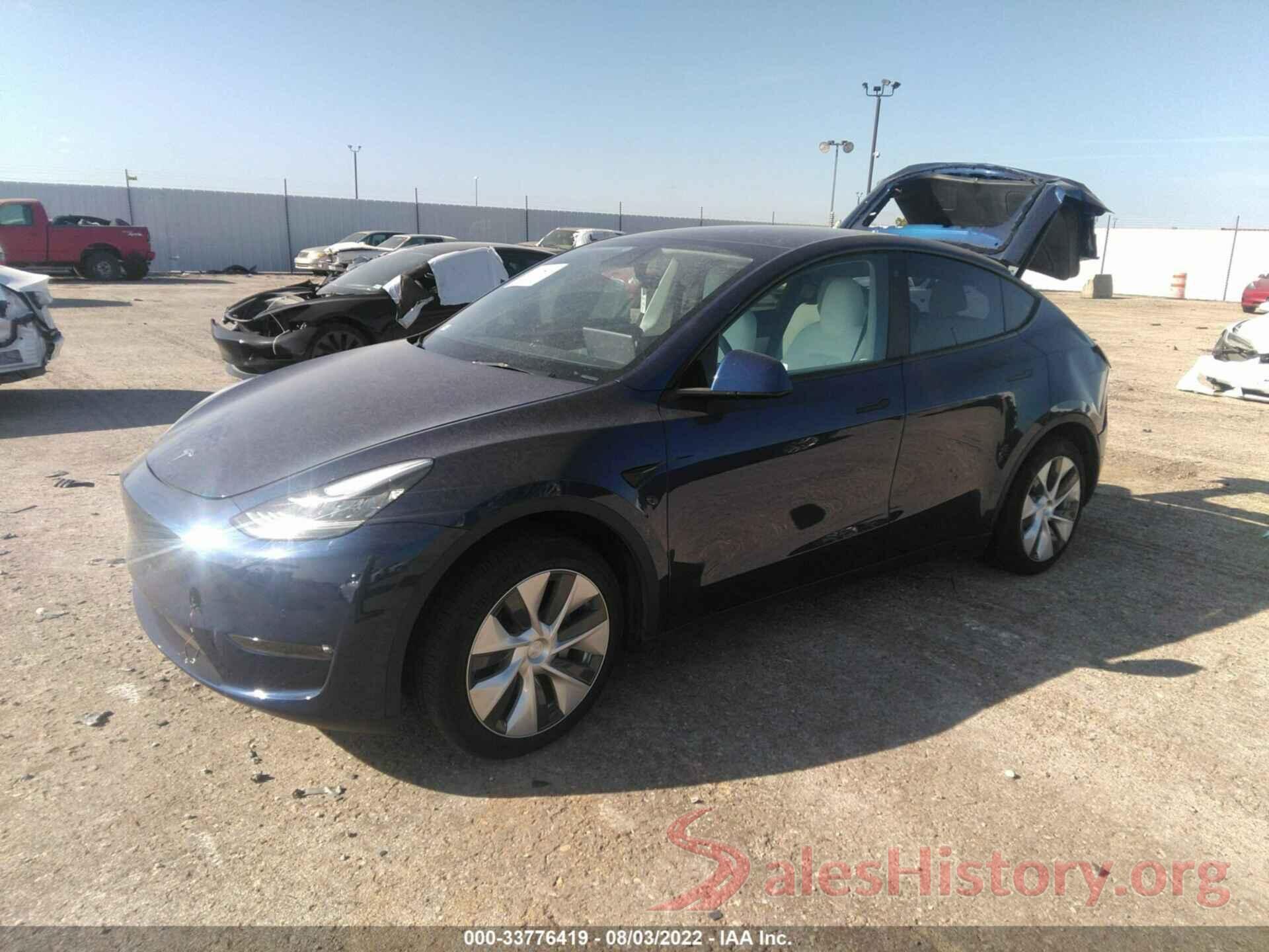 7SAYGAEE9NF315609 2022 TESLA MODEL Y