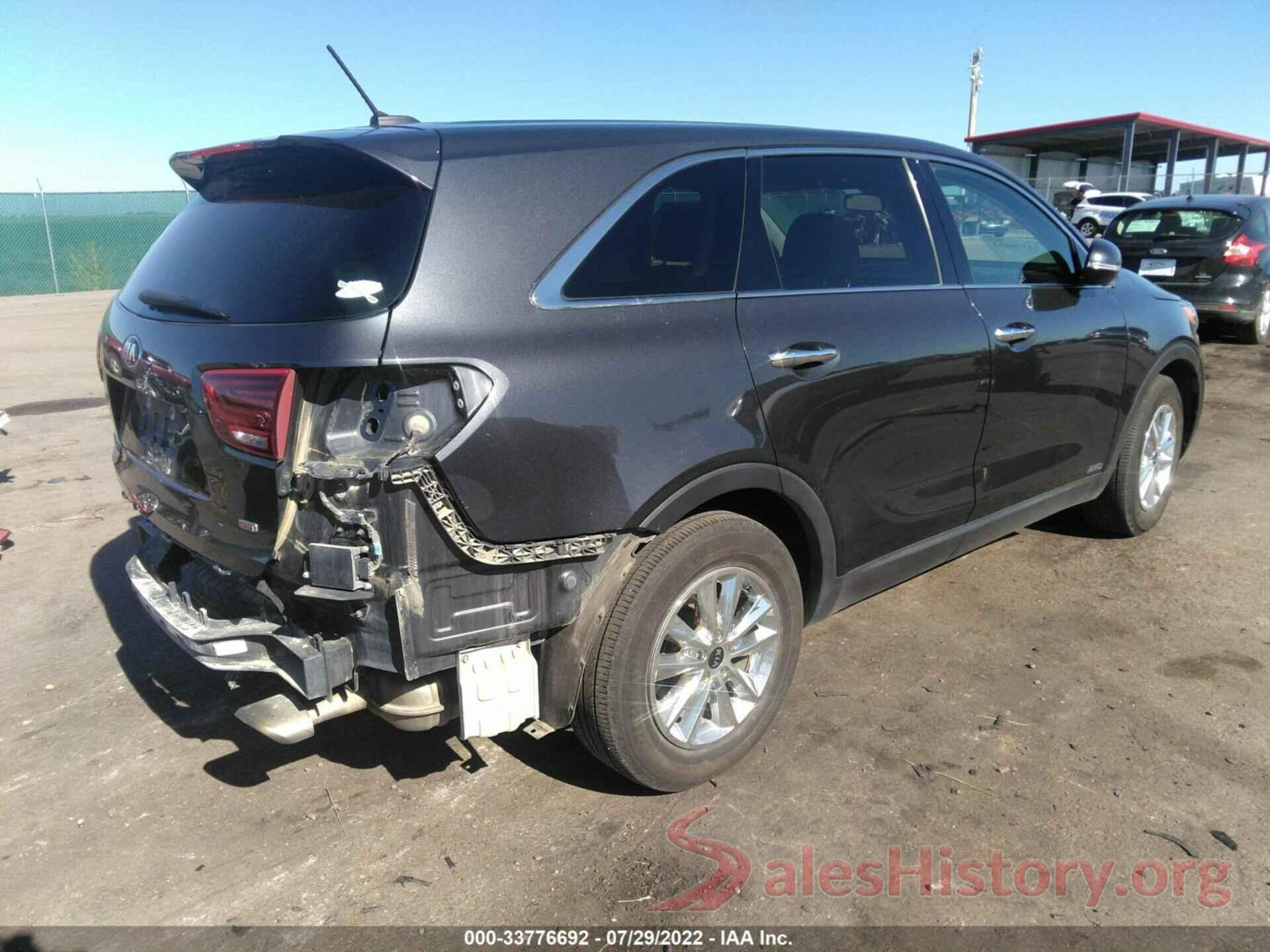 5XYPGDA31KG465782 2019 KIA SORENTO